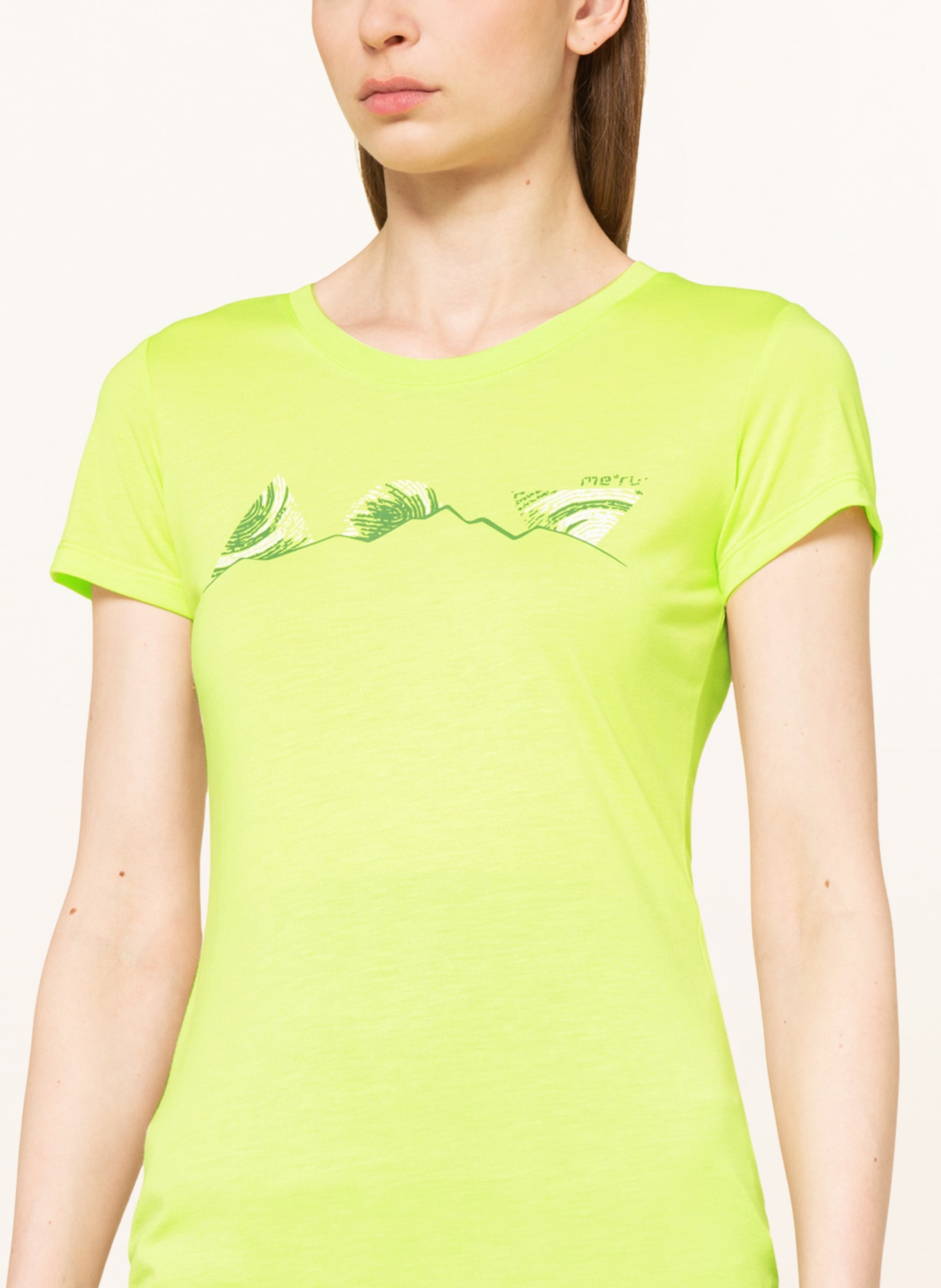 me°ru' T-shirt GREVE, Color: YELLOW (Image 4)