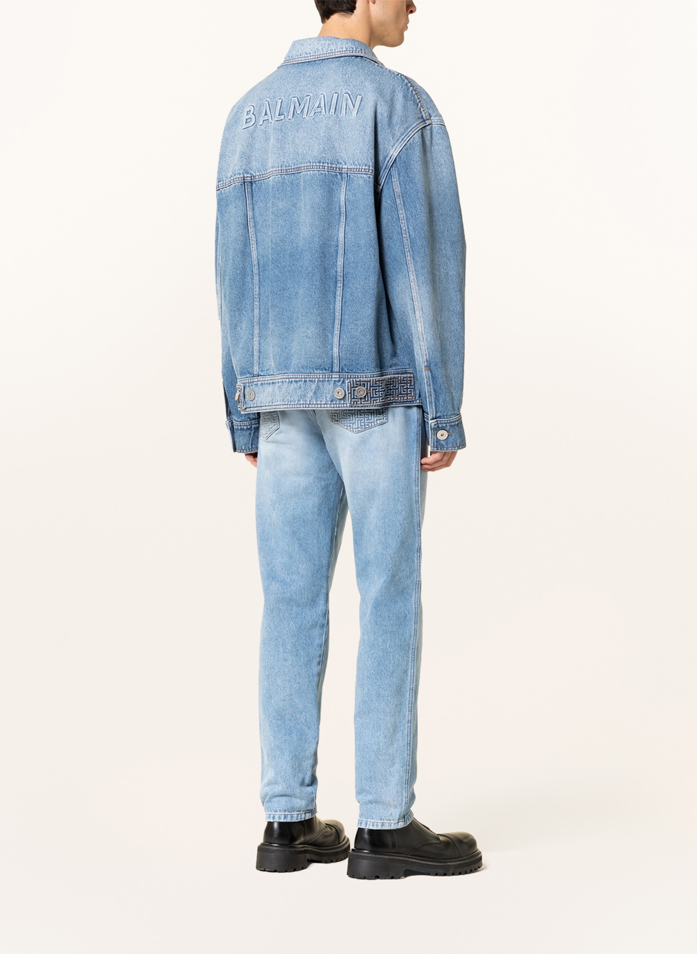 BALMAIN Kurtka jeansowa, Kolor: NIEBIESKI (Obrazek 3)