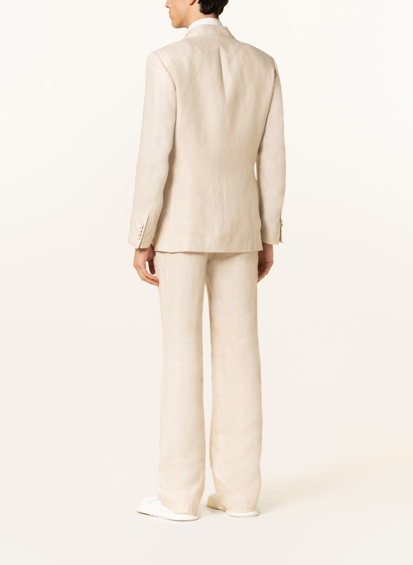ETRO Suit jacket extra slim fit in linen, Color: ECRU (Image 3)