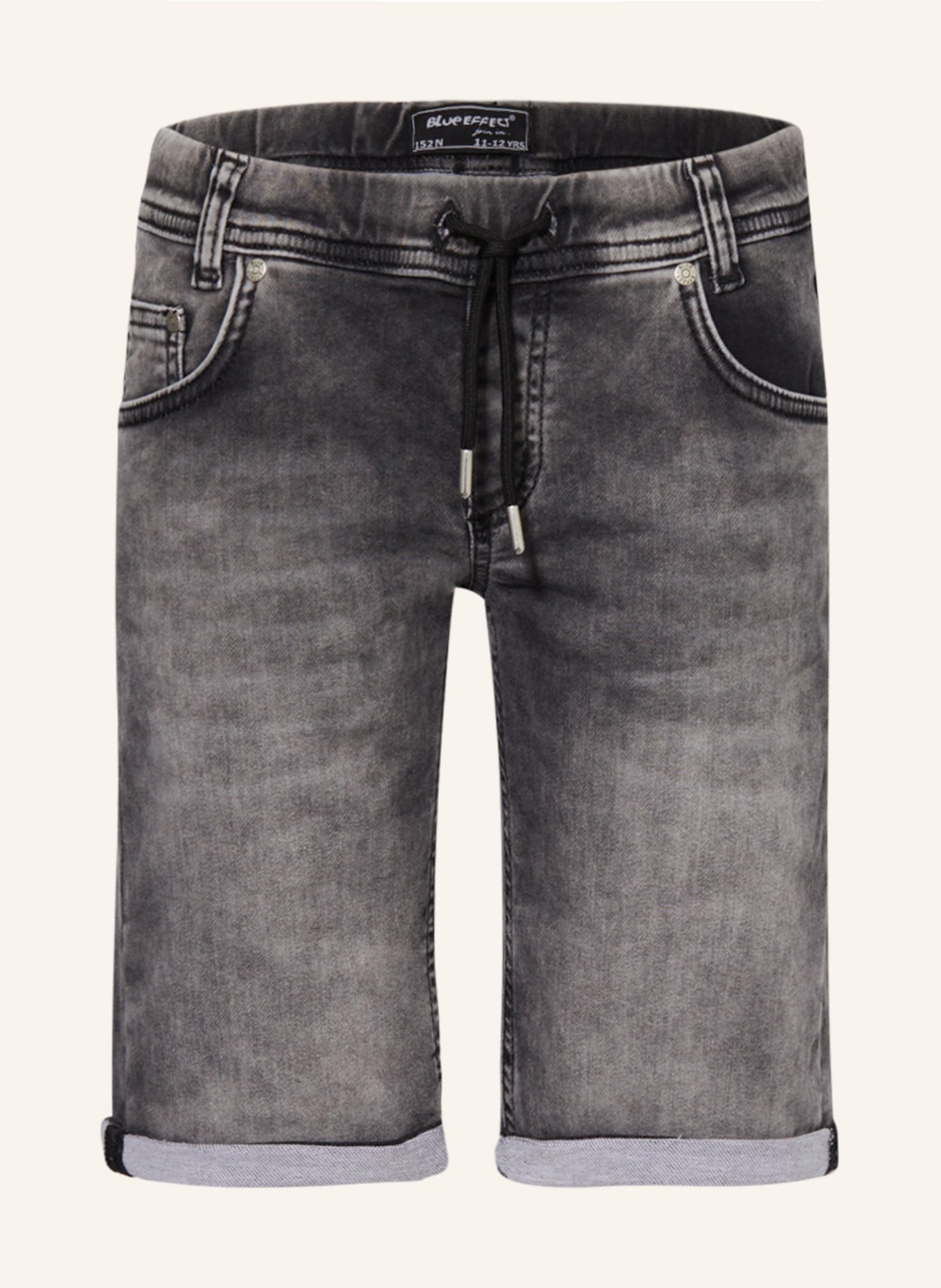 BLUE EFFECT Szorty jeansowe, Kolor: 9577 Light Black (Obrazek 1)