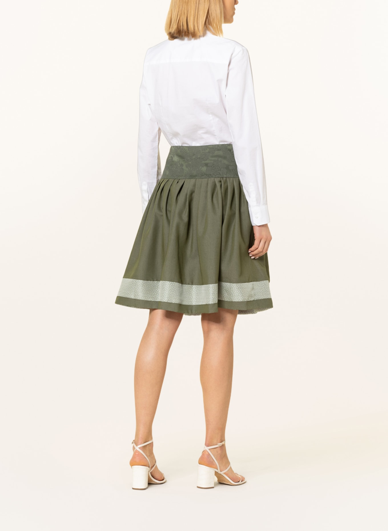BERWIN & WOLFF Trachten skirt, Color: OLIVE (Image 3)