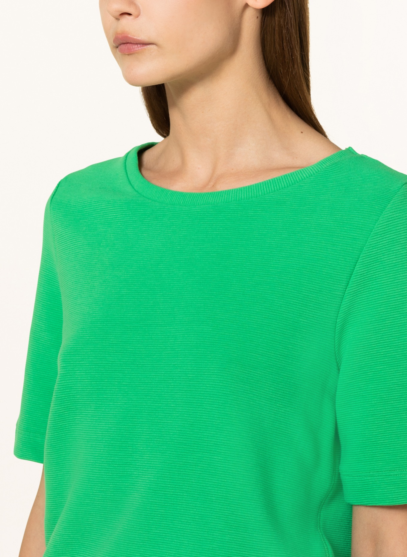 ZAÍDA T-shirt with decorative gems, Color: GREEN (Image 4)