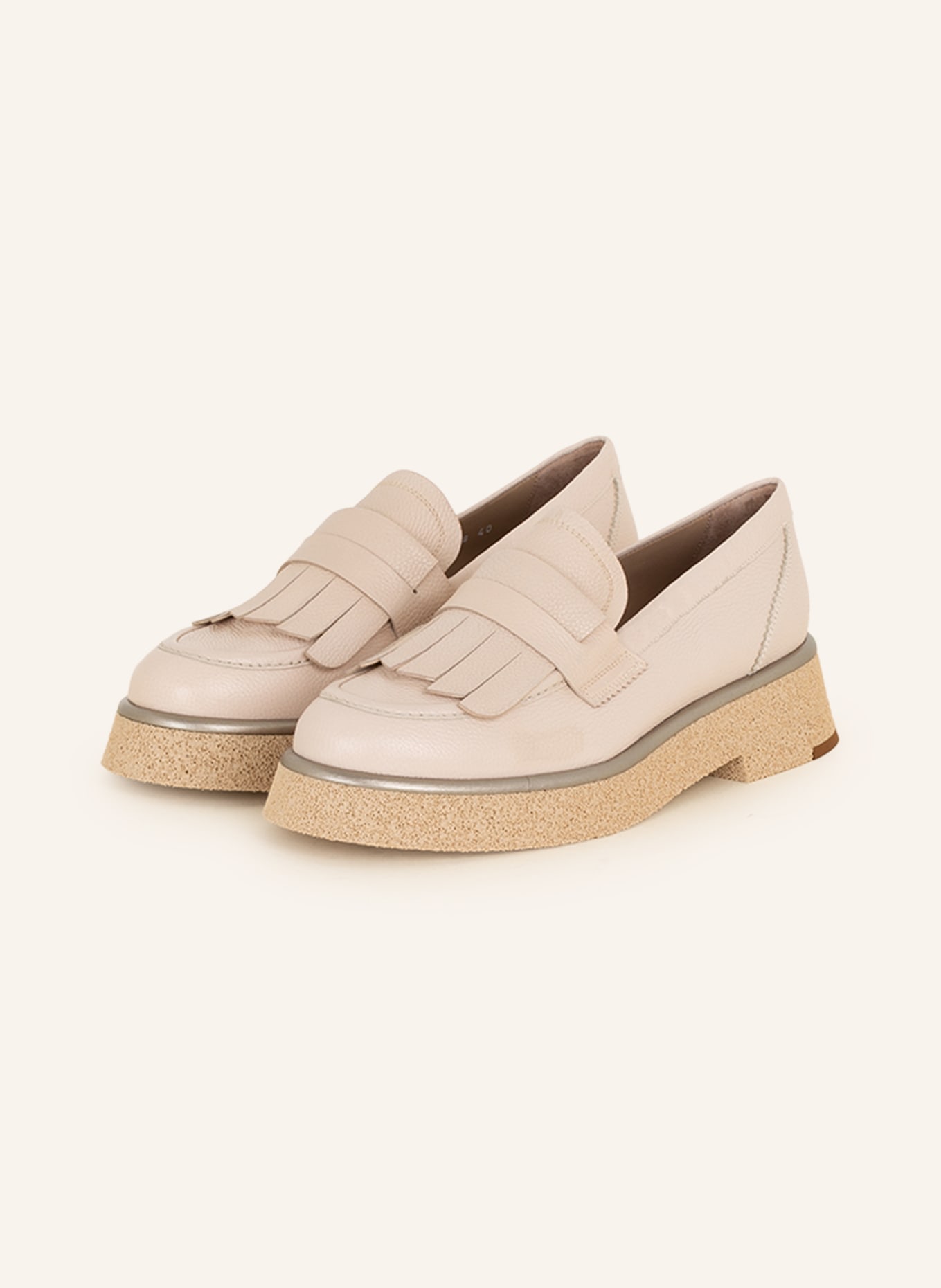 Pertini Platform loafers, Color: CREAM (Image 1)