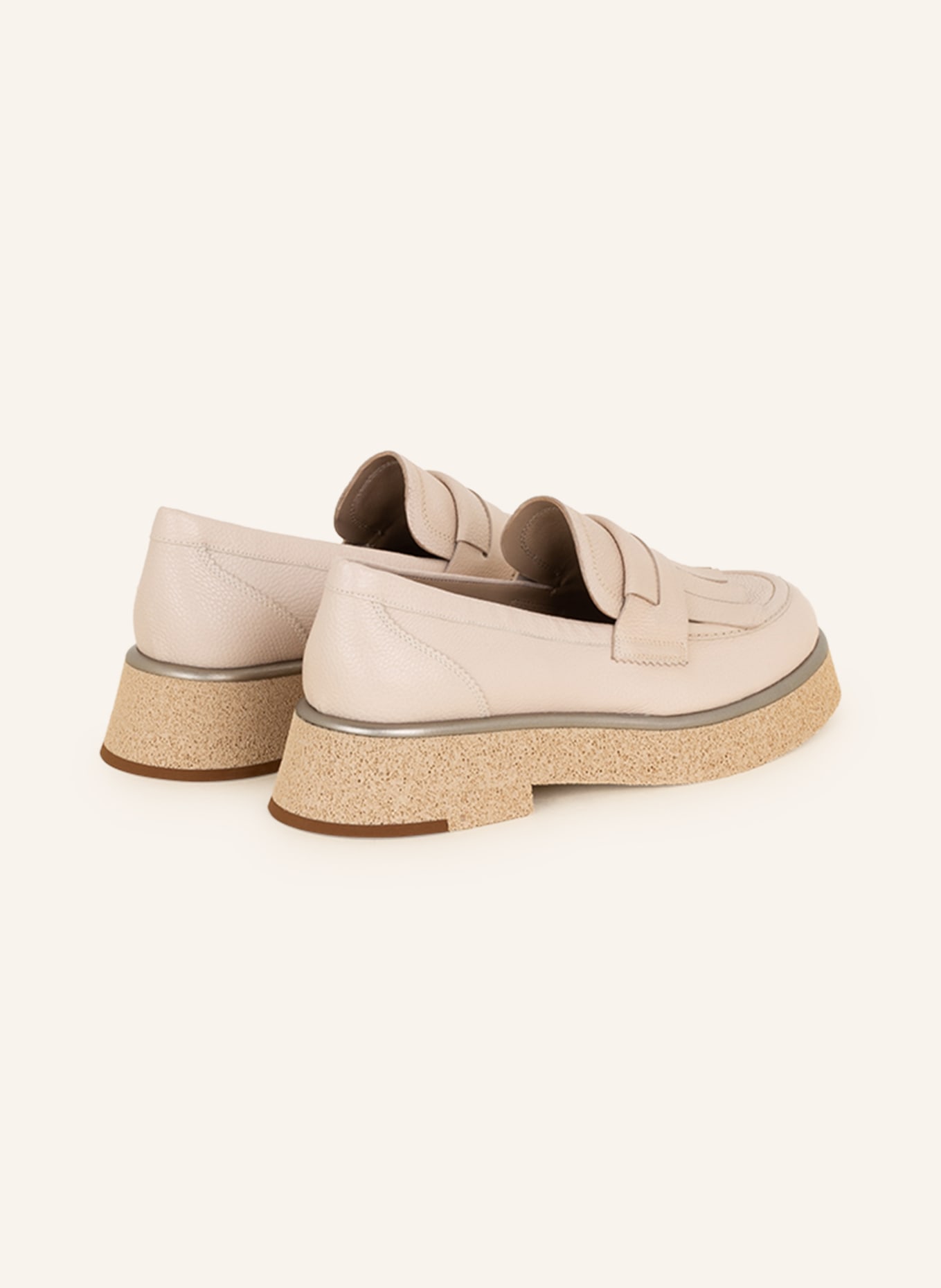 Pertini Platform loafers, Color: CREAM (Image 2)