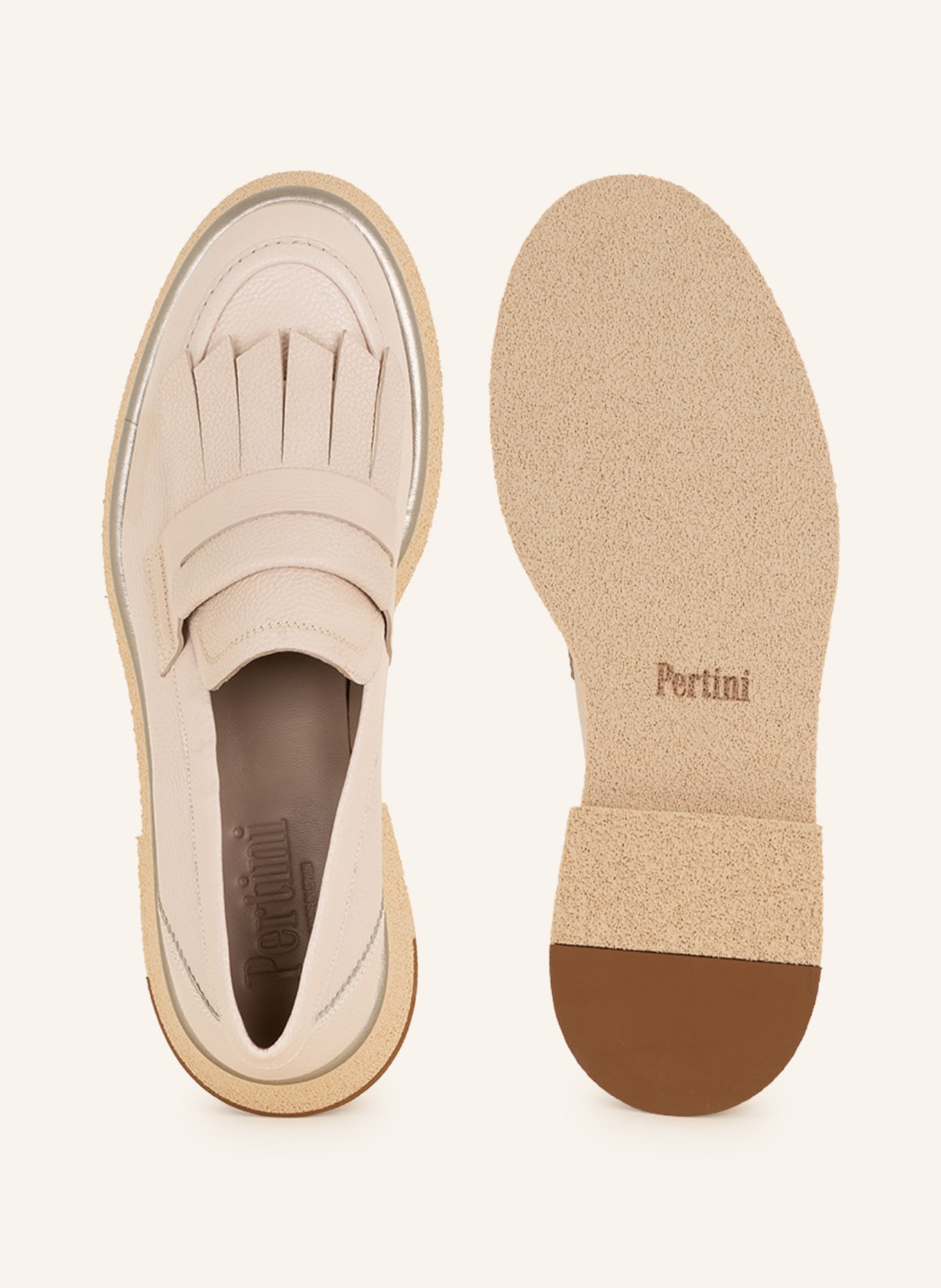 Pertini Plateau-Loafer, Farbe: CREME (Bild 5)
