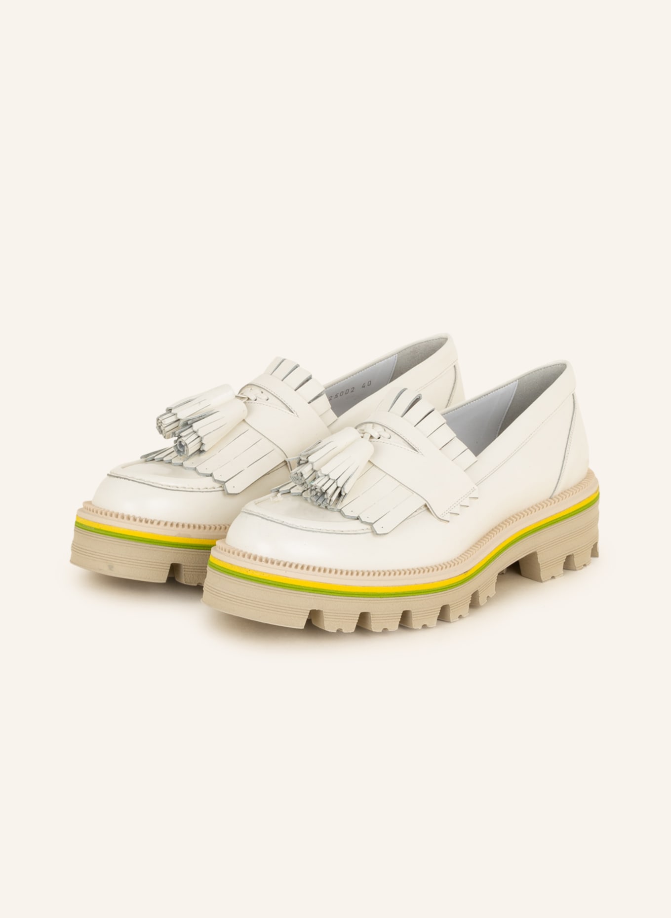 Pertini Loafers, Color: ECRU/ WHITE (Image 1)