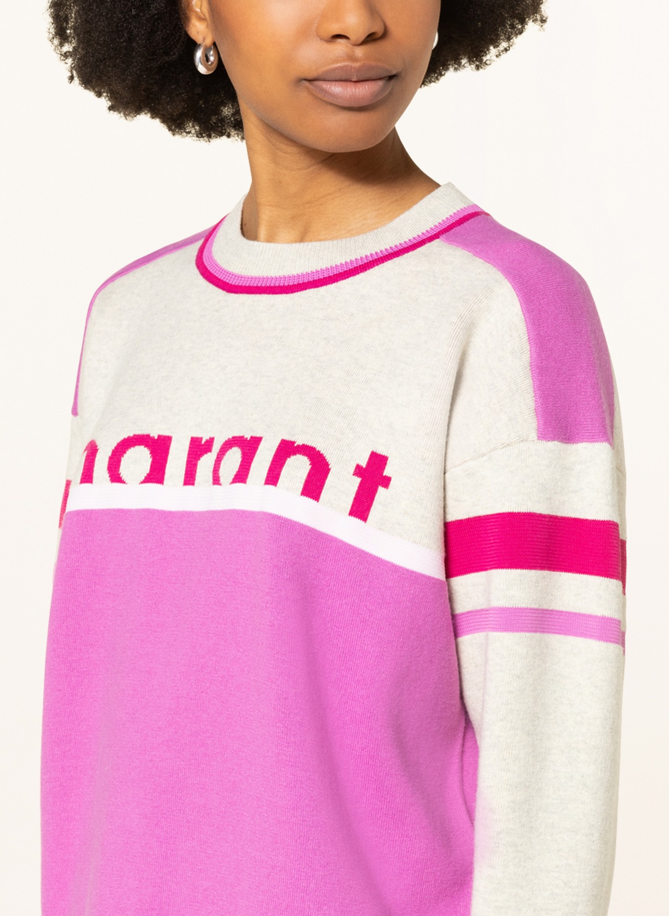 MARANT ÉTOILE Sweater CARRY, Color: PINK (Image 4)