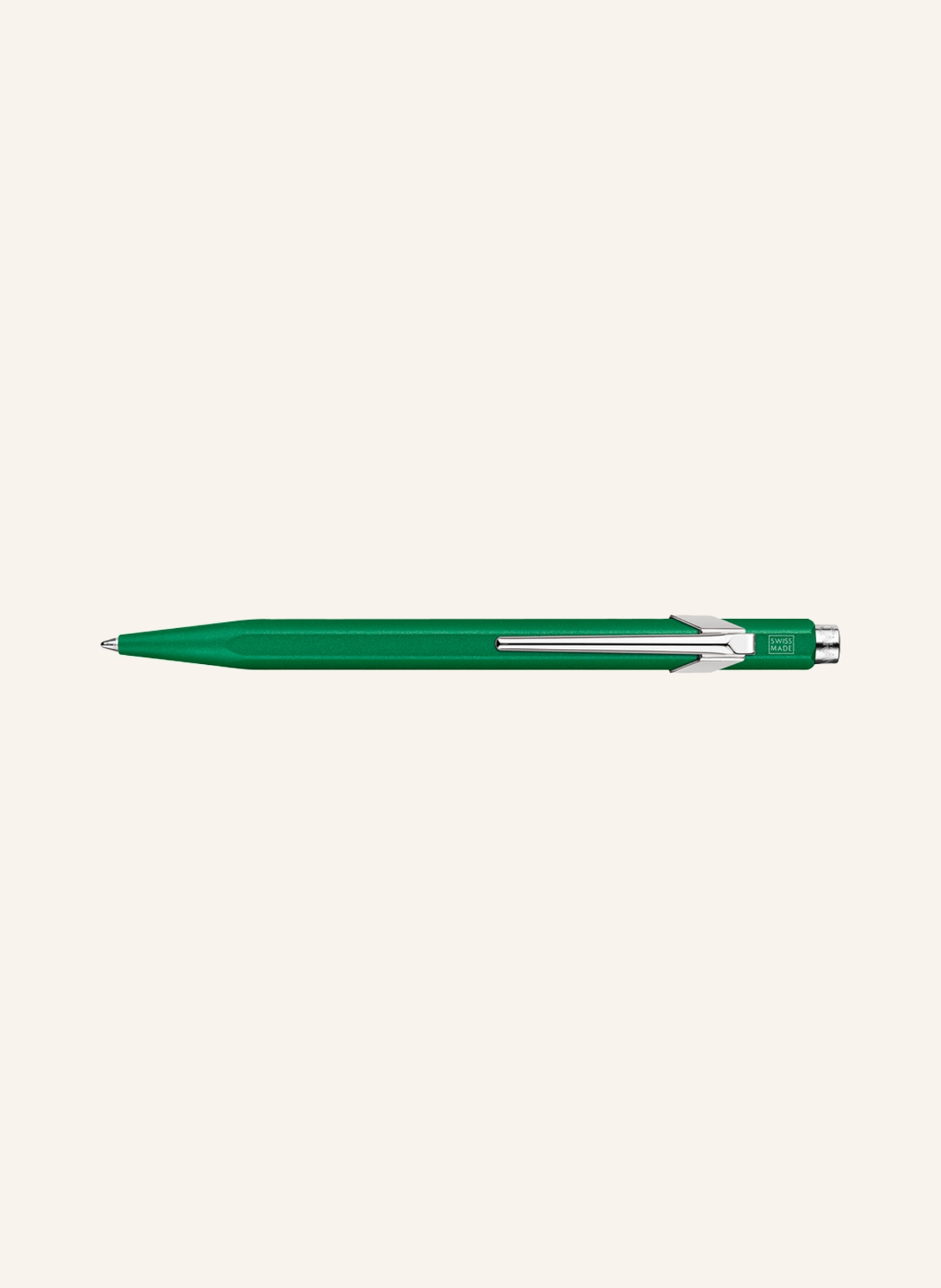 CARAN d'ACHE Retractable ballpoint pen 849 COLORMAT-X, Color: GREEN (Image 1)