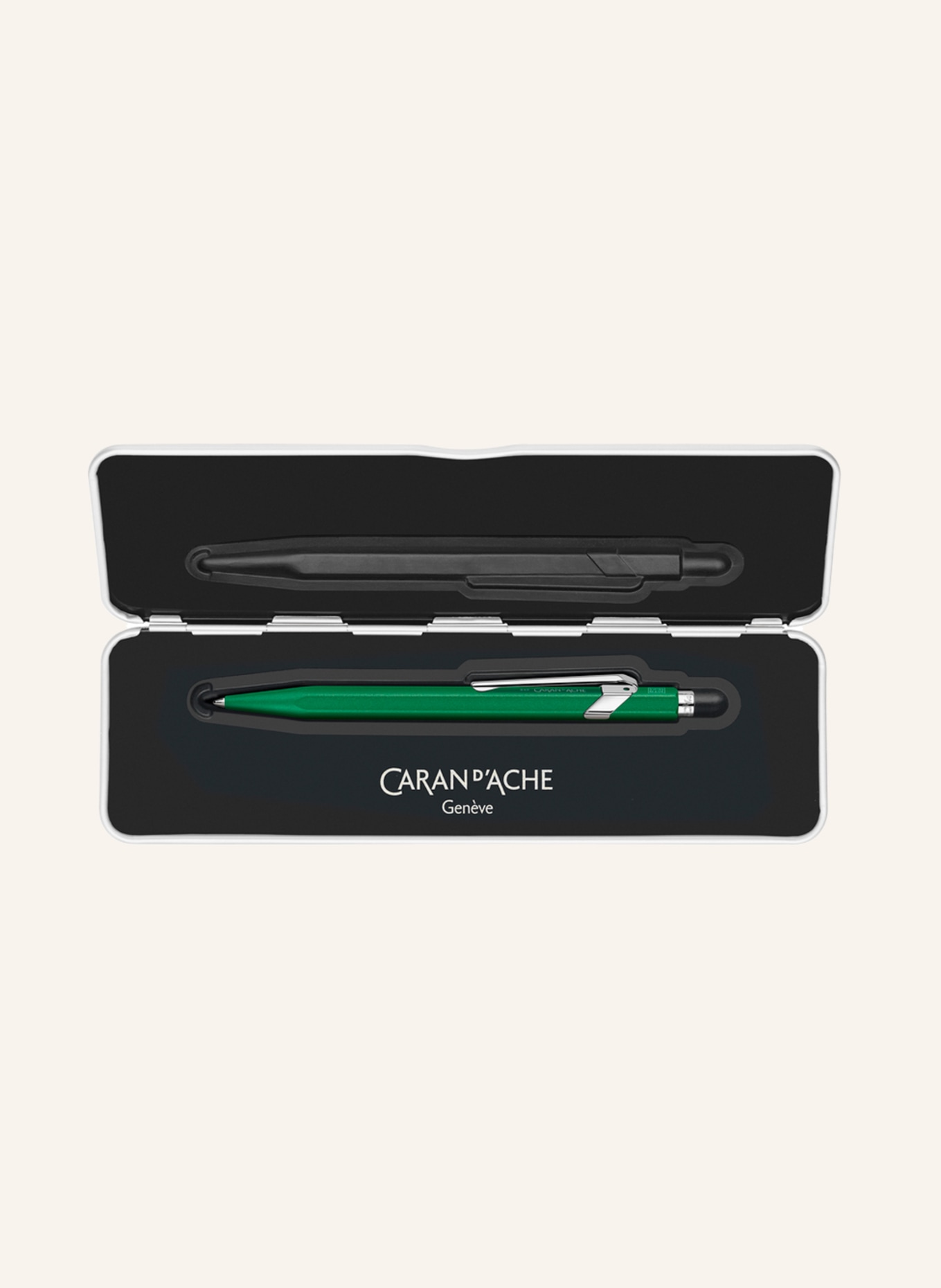 CARAN d'ACHE Retractable ballpoint pen 849 COLORMAT-X, Color: GREEN (Image 3)