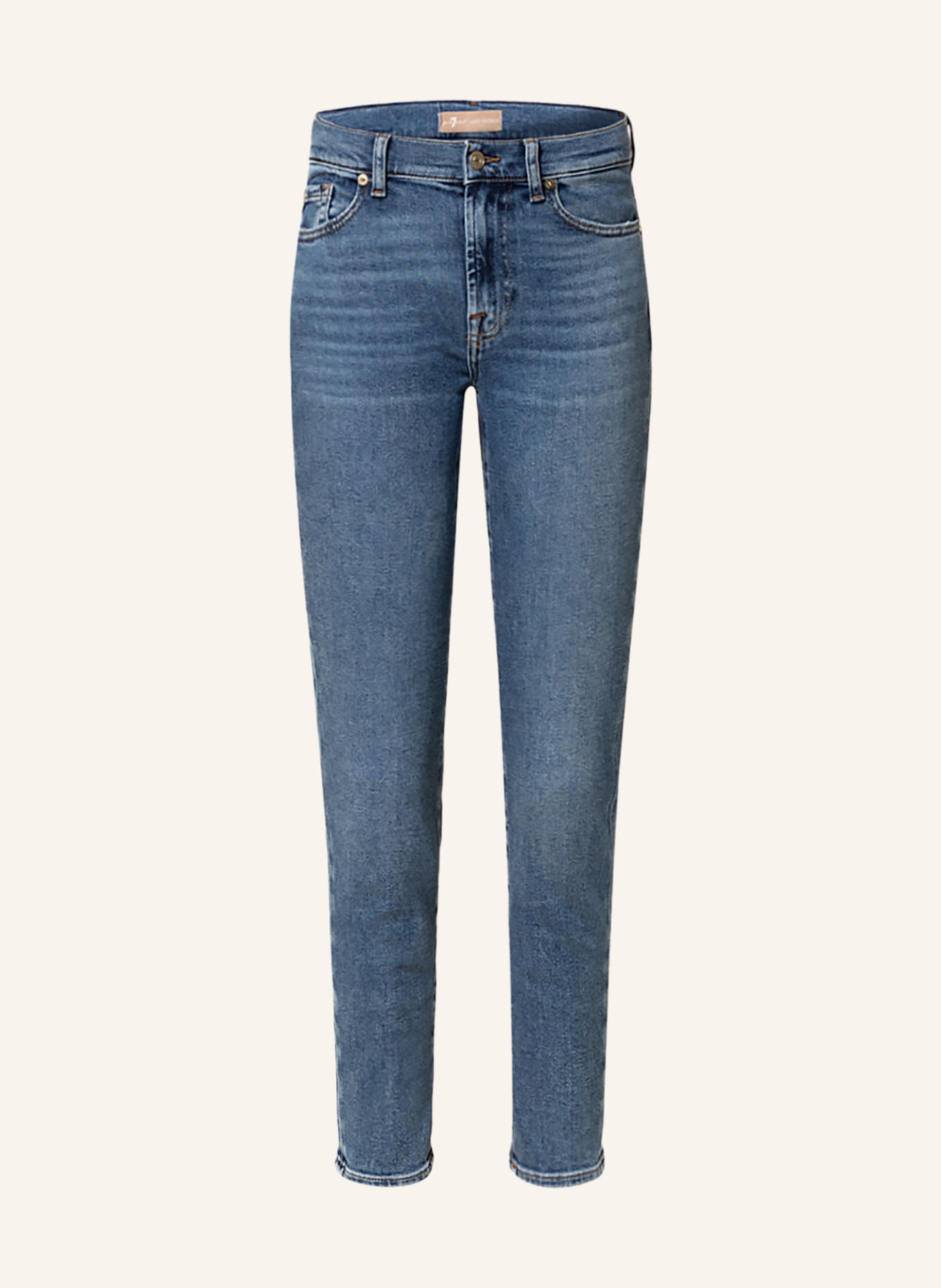 7 for all mankind Skinny Jeans ROXANNE ANKLE, Farbe: XI MID BLUE (Bild 1)