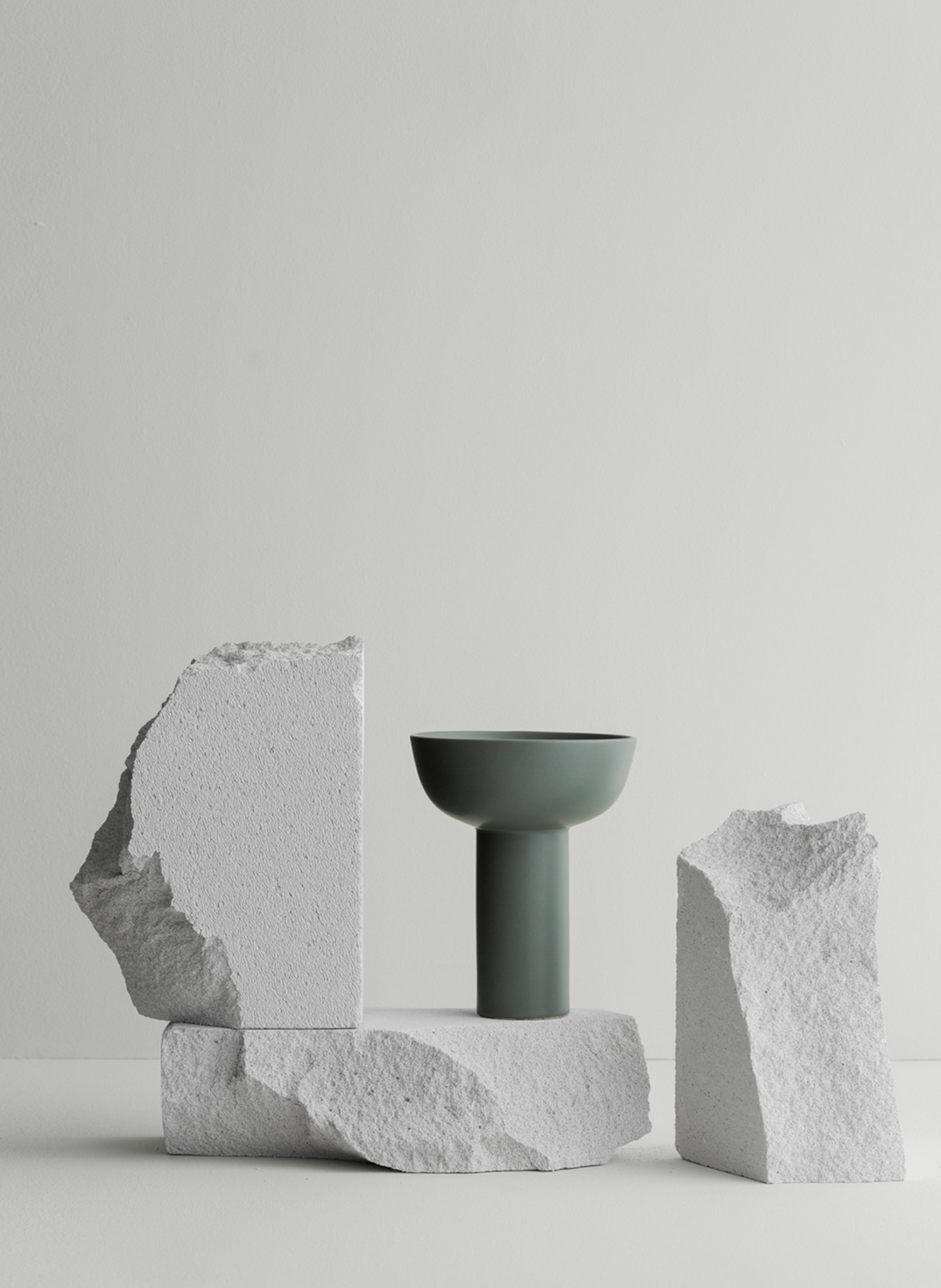 blomus Vase MIYABI: DUNKELGRÜN