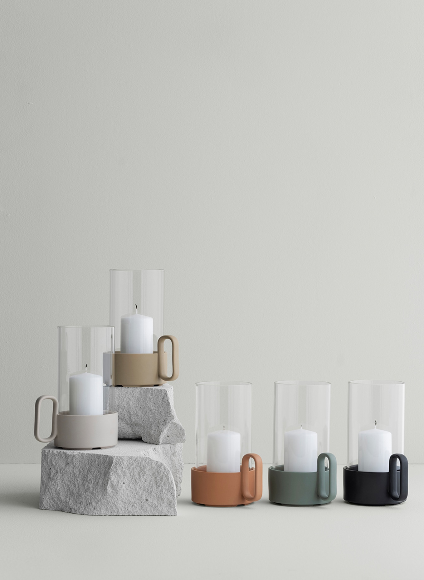 blomus Windlicht YURAGI: DUNKELGRÜN