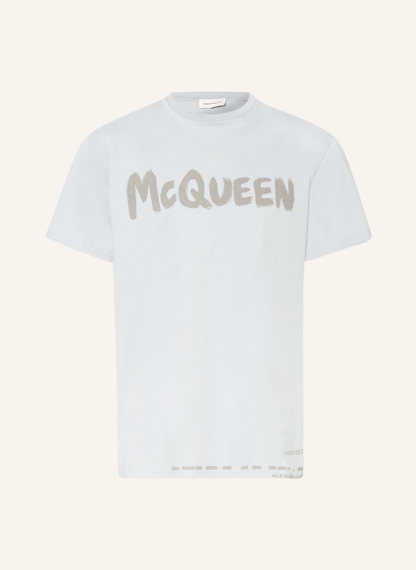 Alexander McQUEEN T-Shirt, Farbe: BLAUGRAU (Bild 1)