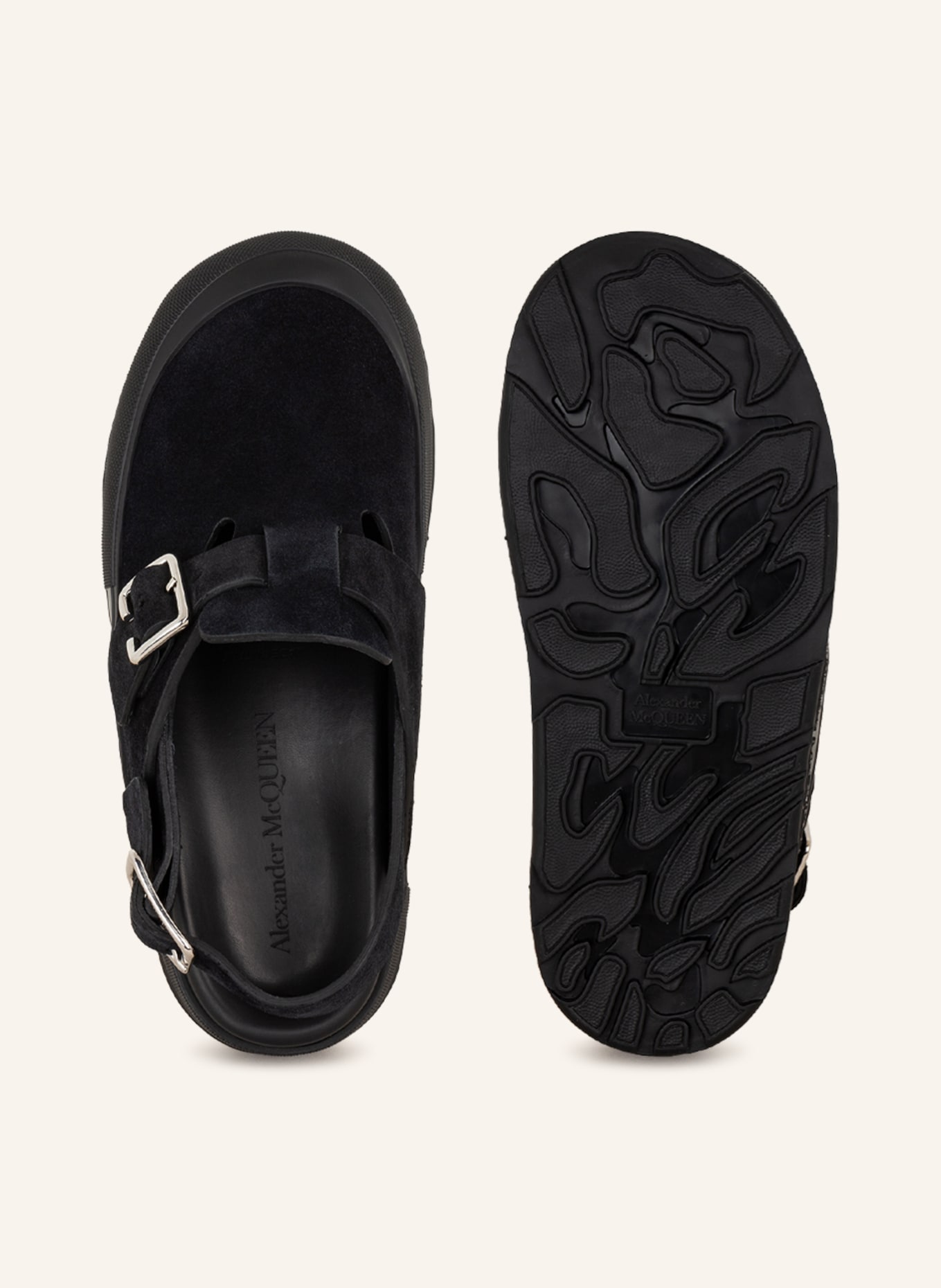 Alexander McQUEEN Sandals MOUNT SLICK, Color: BLACK (Image 5)