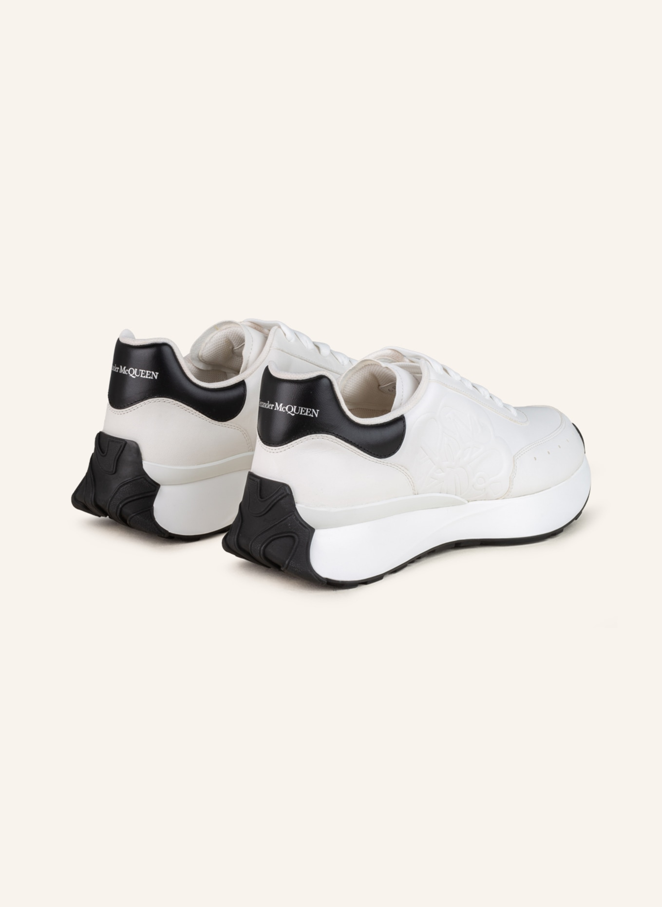 Alexander McQUEEN Sneakers SPRINT RUNNER, Color: WHITE/ BLACK (Image 2)