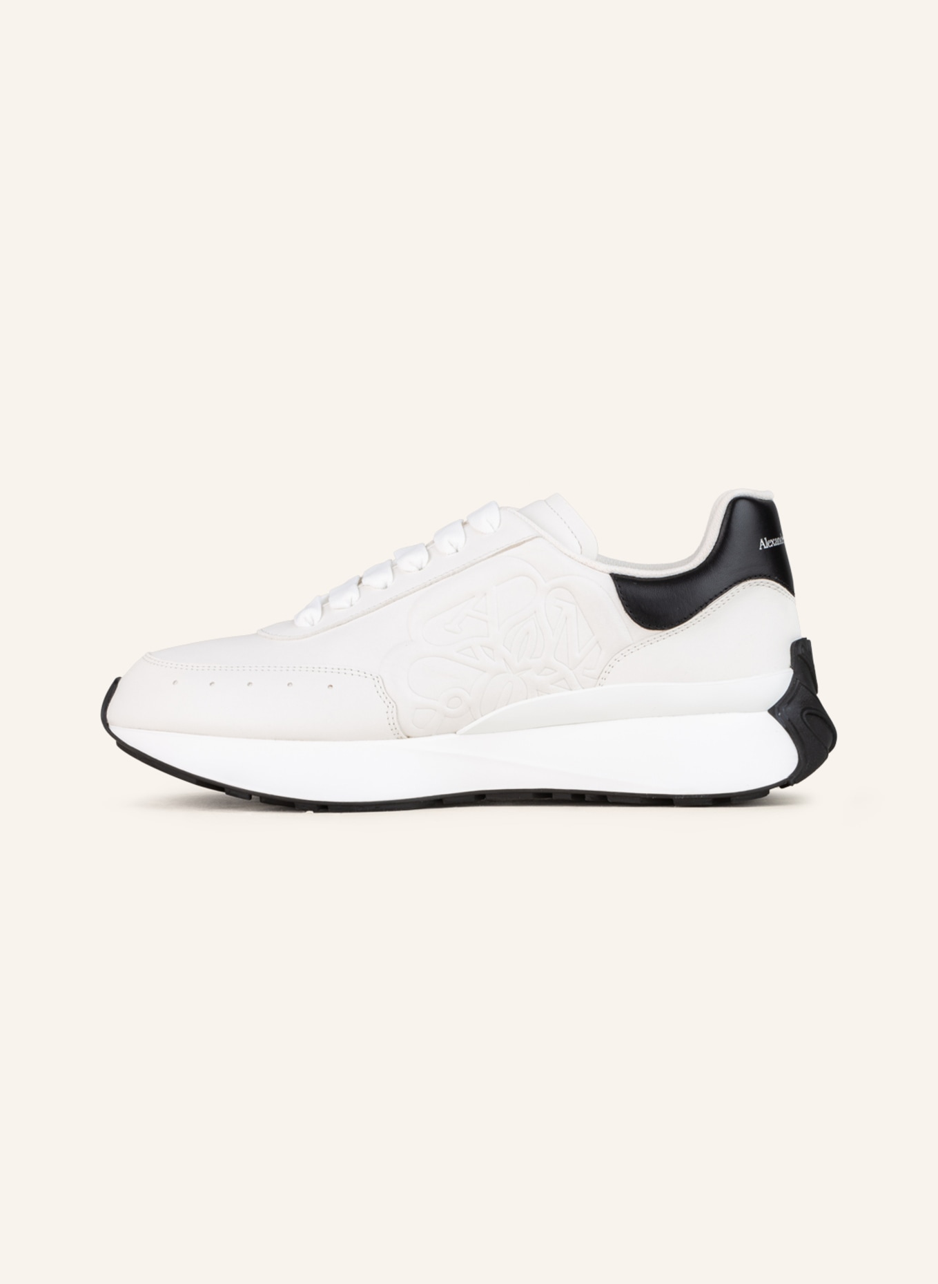 Alexander McQUEEN Sneakers SPRINT RUNNER, Color: WHITE/ BLACK (Image 4)