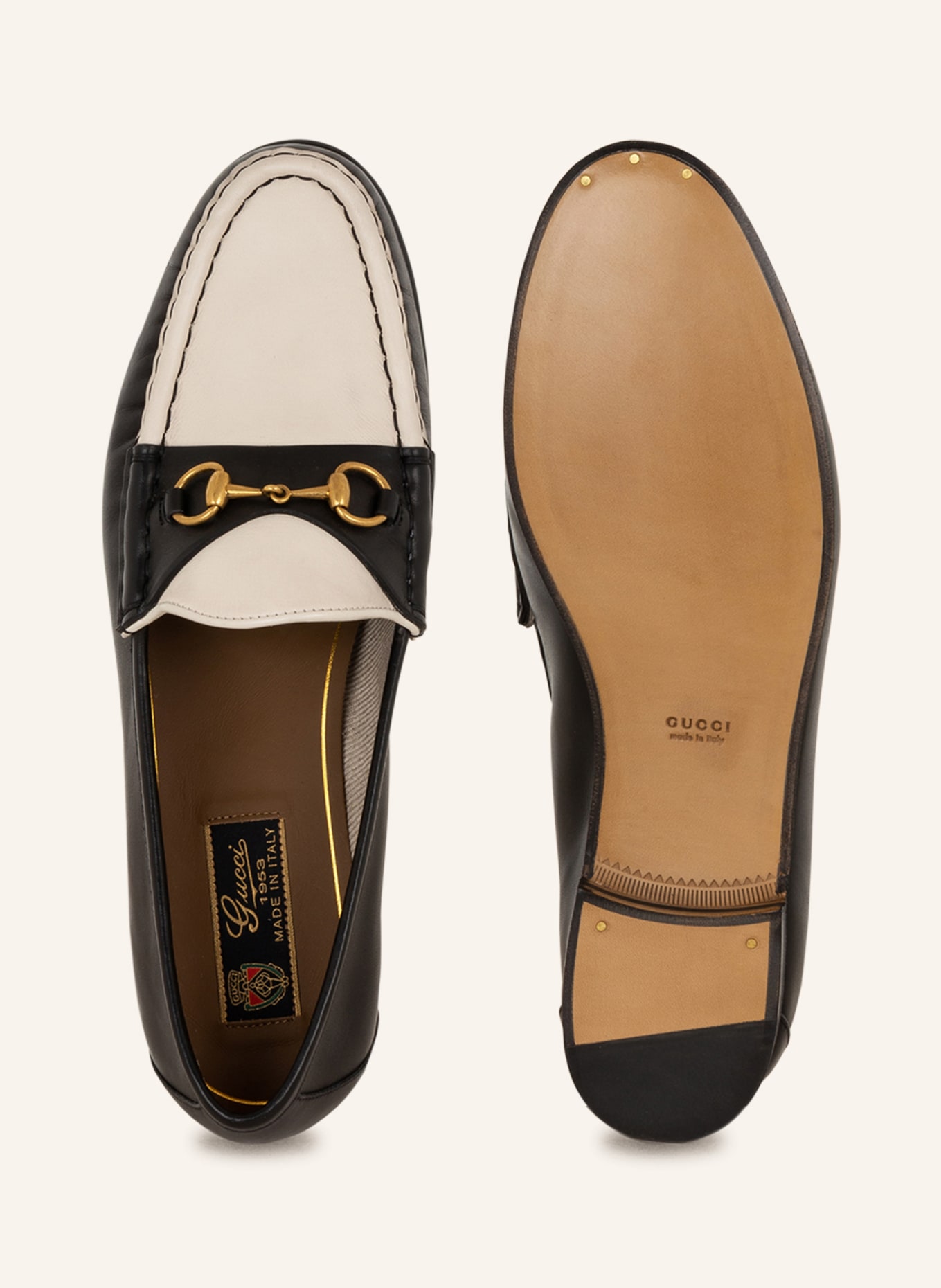 GUCCI Loafers, Color: 1254 BLACK/MY.WHI/MY.WHI (Image 5)