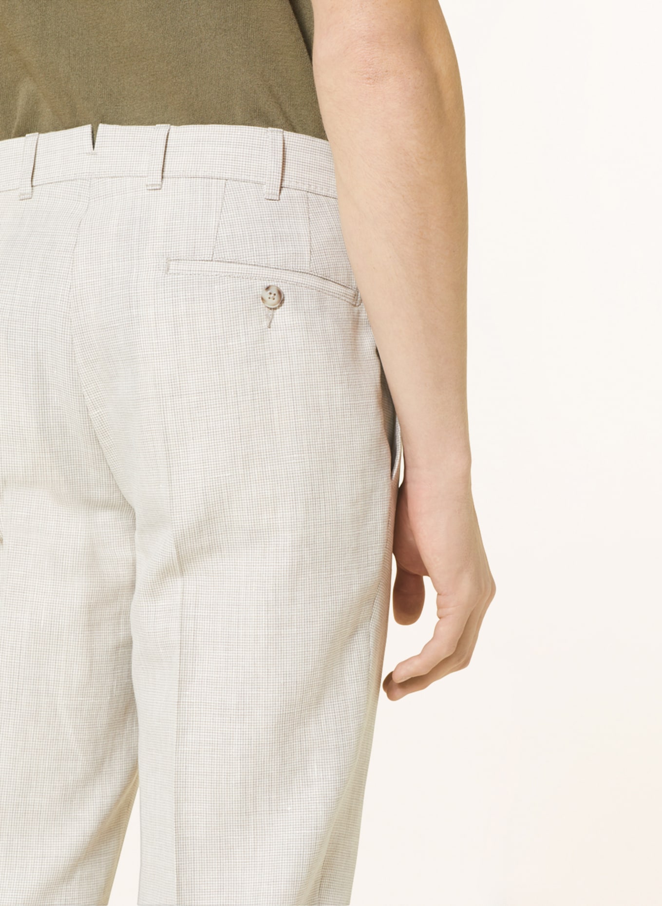 EDUARD DRESSLER Spodnie garniturowe shaped fit, Kolor: 070 118 (Obrazek 6)