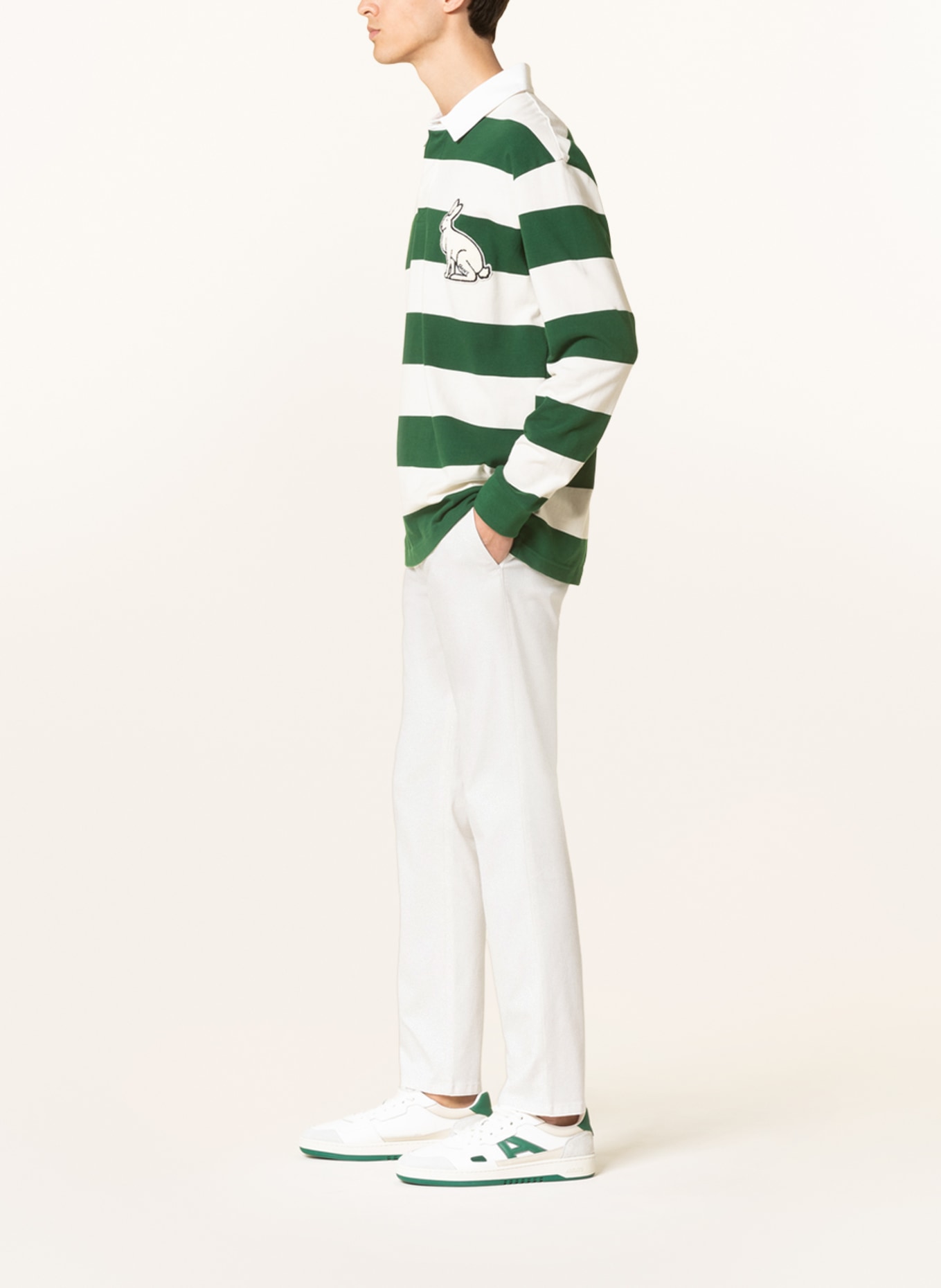 EDUARD DRESSLER Chino Extra Slim Fit, Farbe: WEISS (Bild 4)