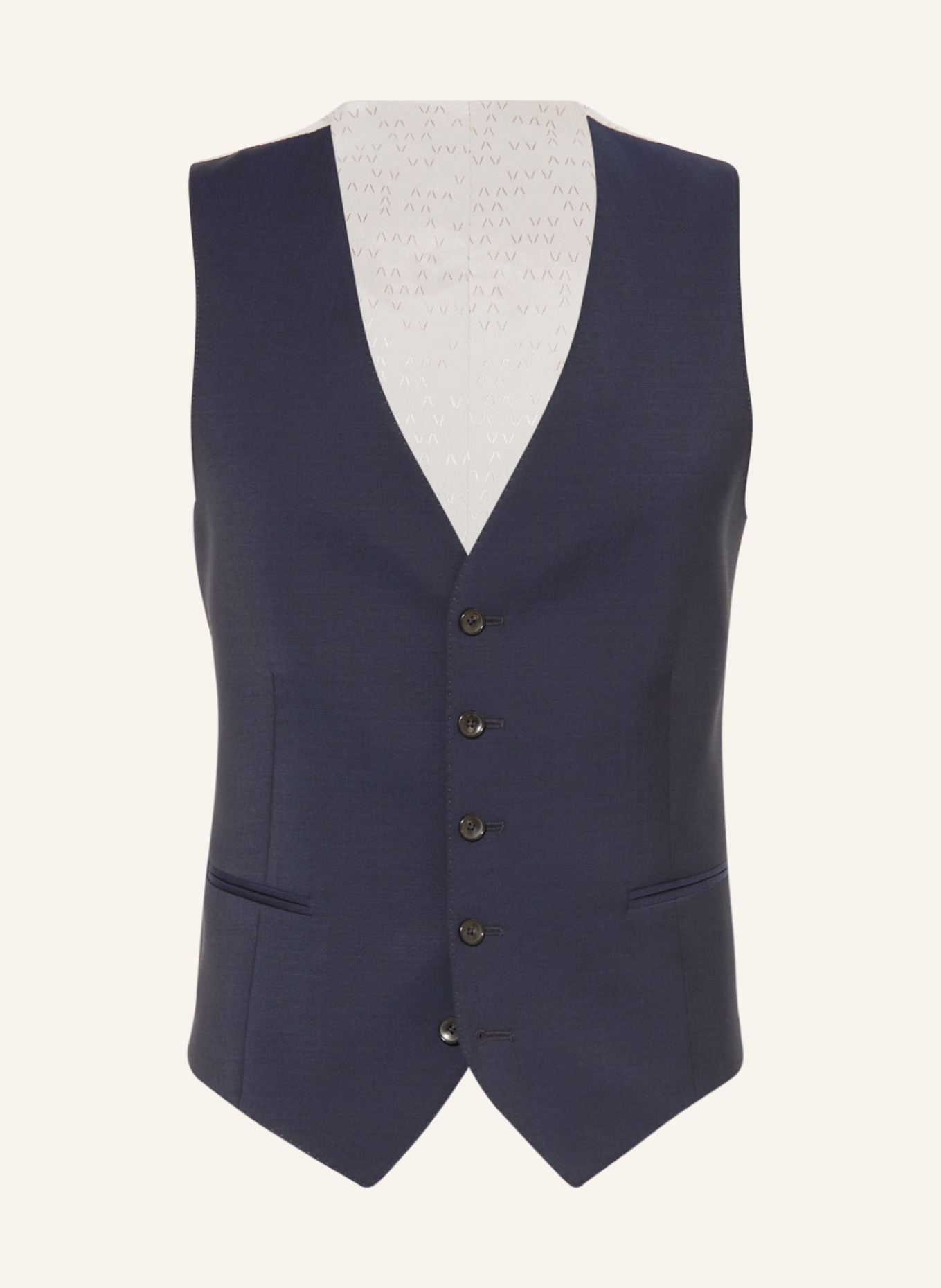 EDUARD DRESSLER Suit vest slim fit, Color: BLUE (Image 1)