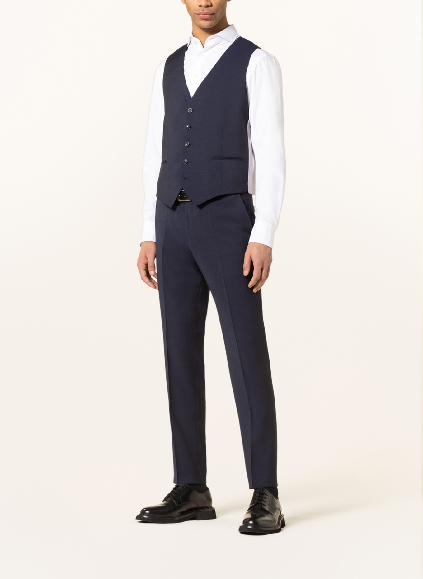 EDUARD DRESSLER Anzugweste Slim Fit, Farbe: BLAU (Bild 2)