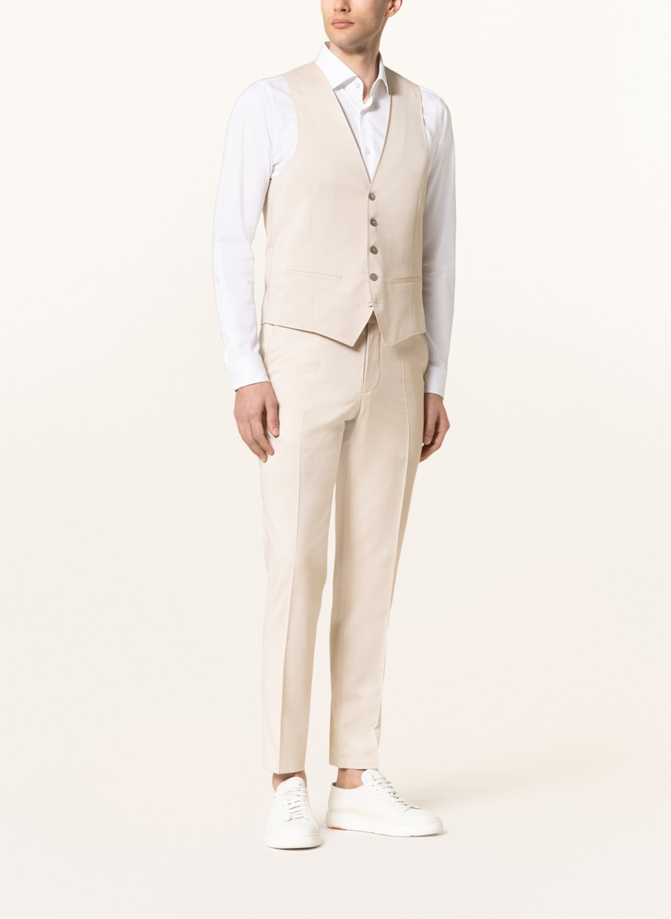 pierre cardin Suit vest GAB slim fit, Color: 1110 Pelican (Image 2)