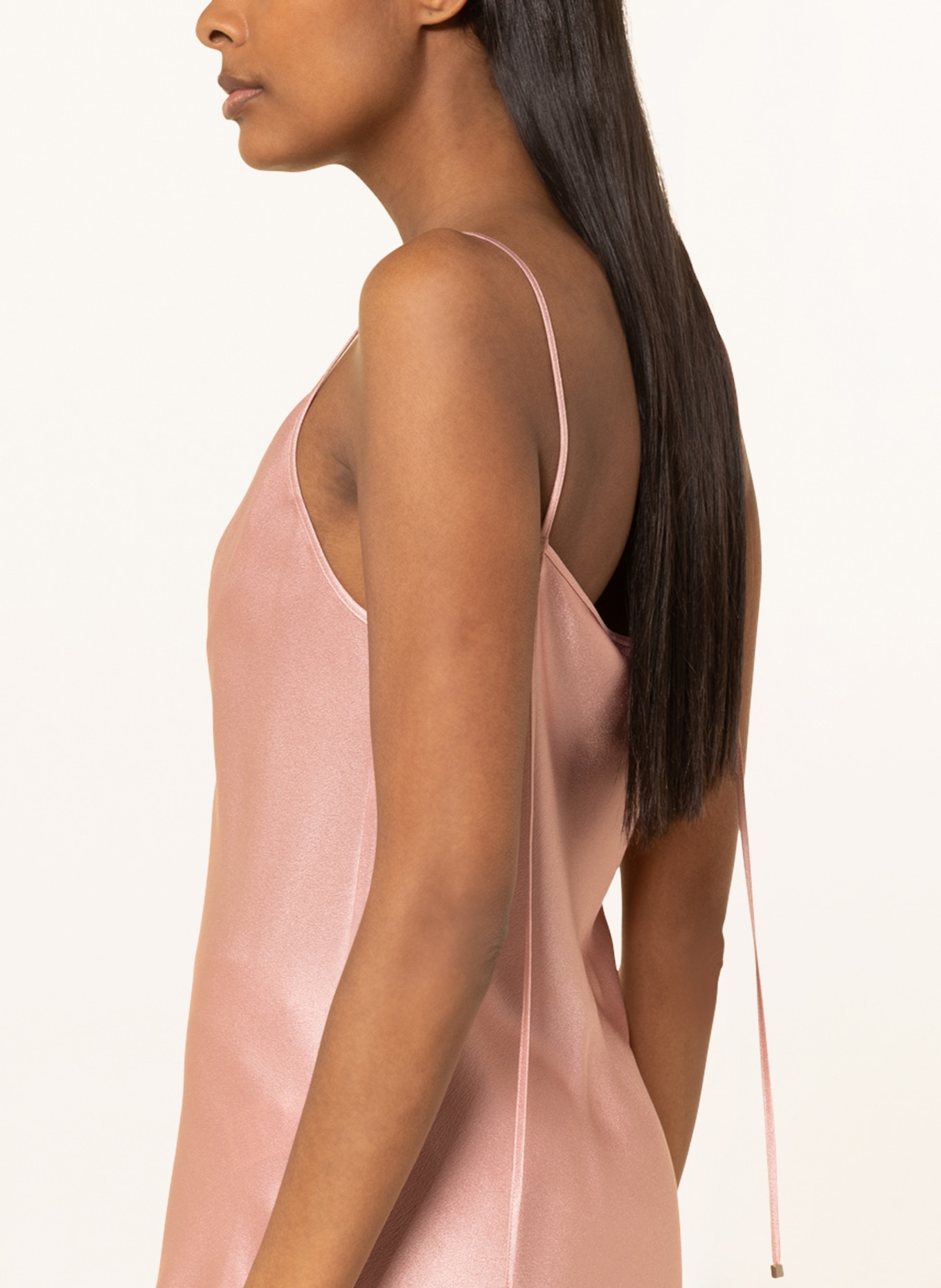 ANTONELLI firenze Satin top with silk, Color: ROSE (Image 4)