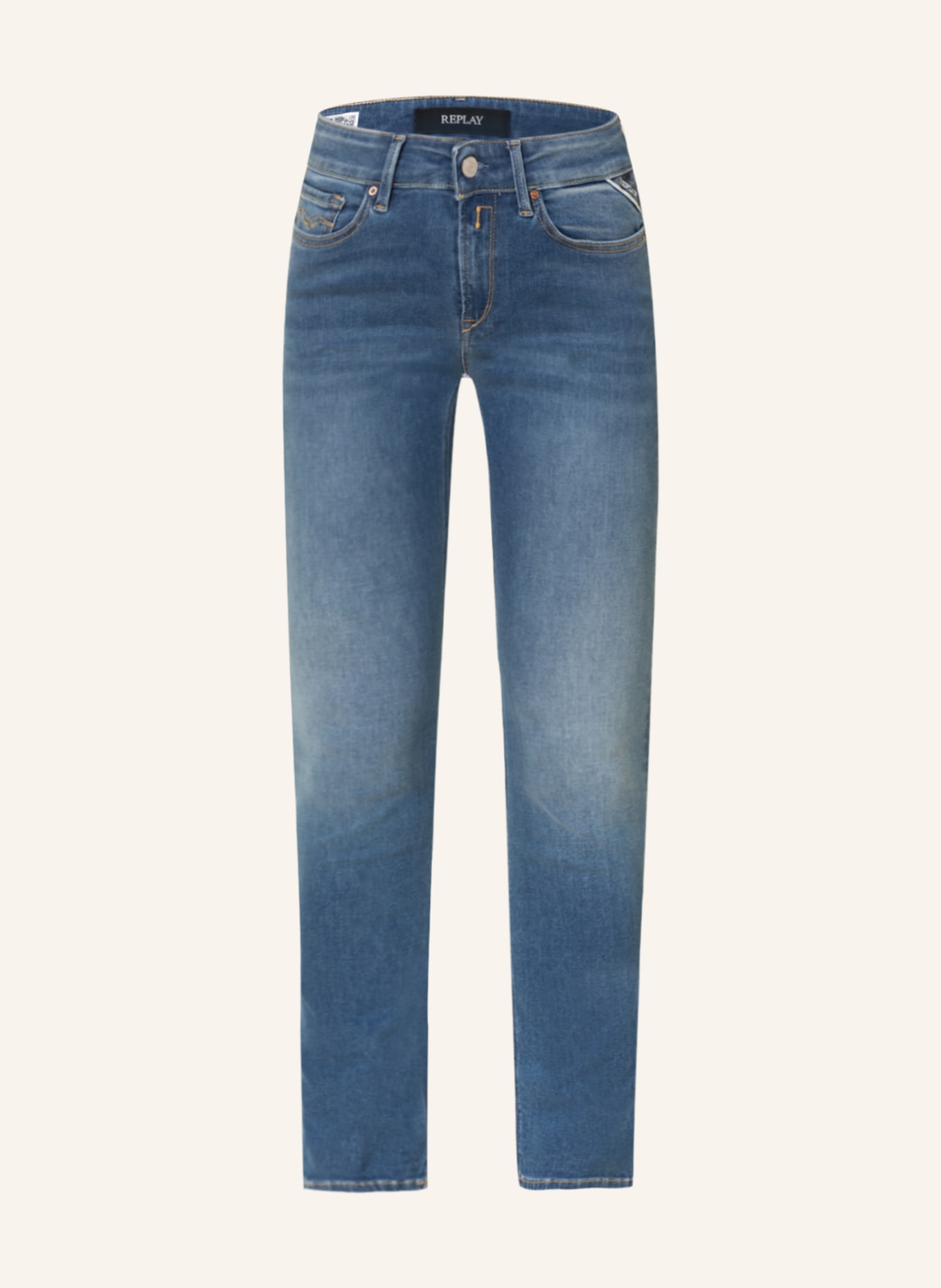 REPLAY Skinny Jeans LUZIEN, Farbe: 009 MEDIUM BLUE(Bild null)