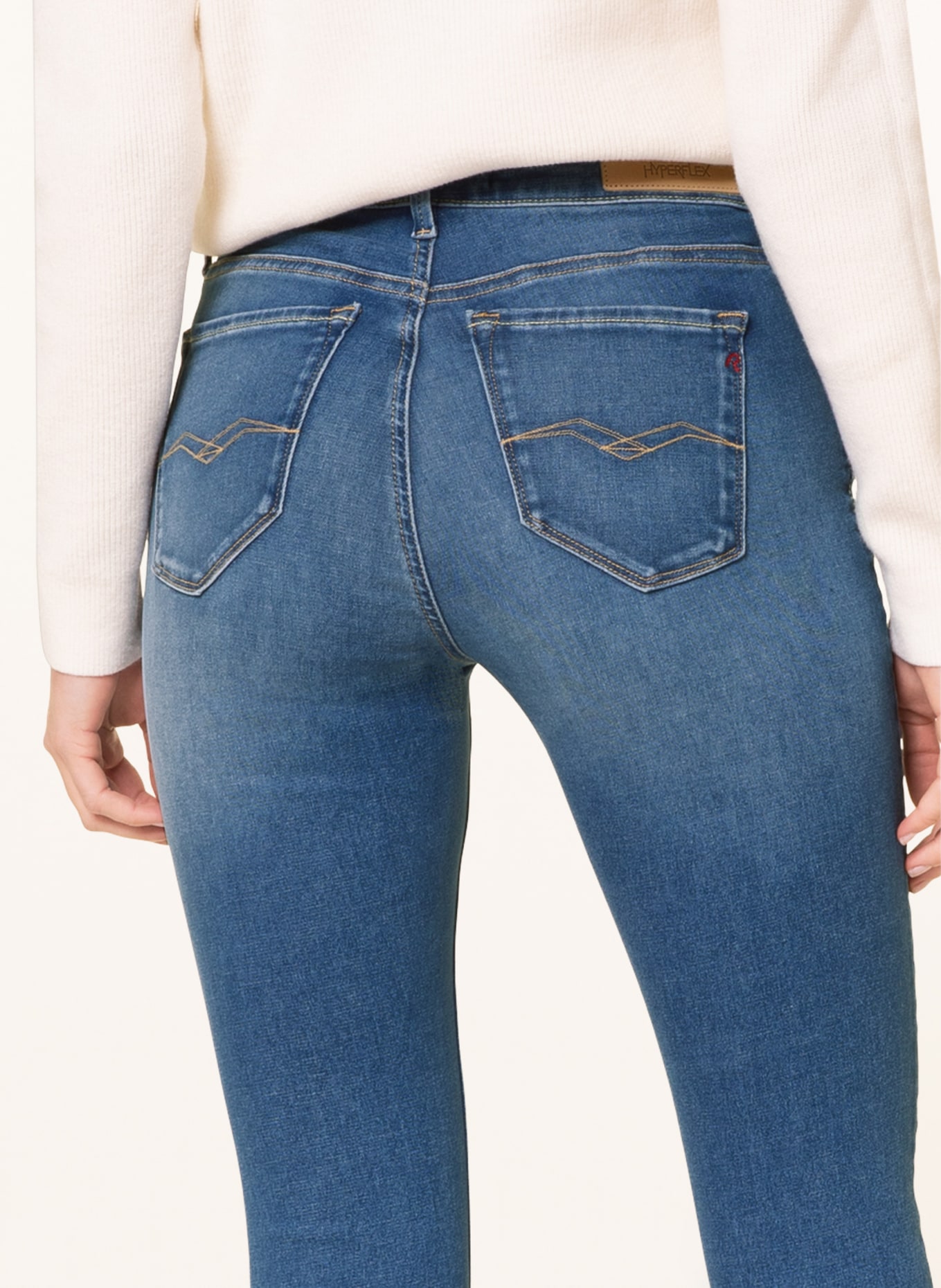 REPLAY Skinny Jeans LUZIEN, Farbe: 009 MEDIUM BLUE (Bild 5)
