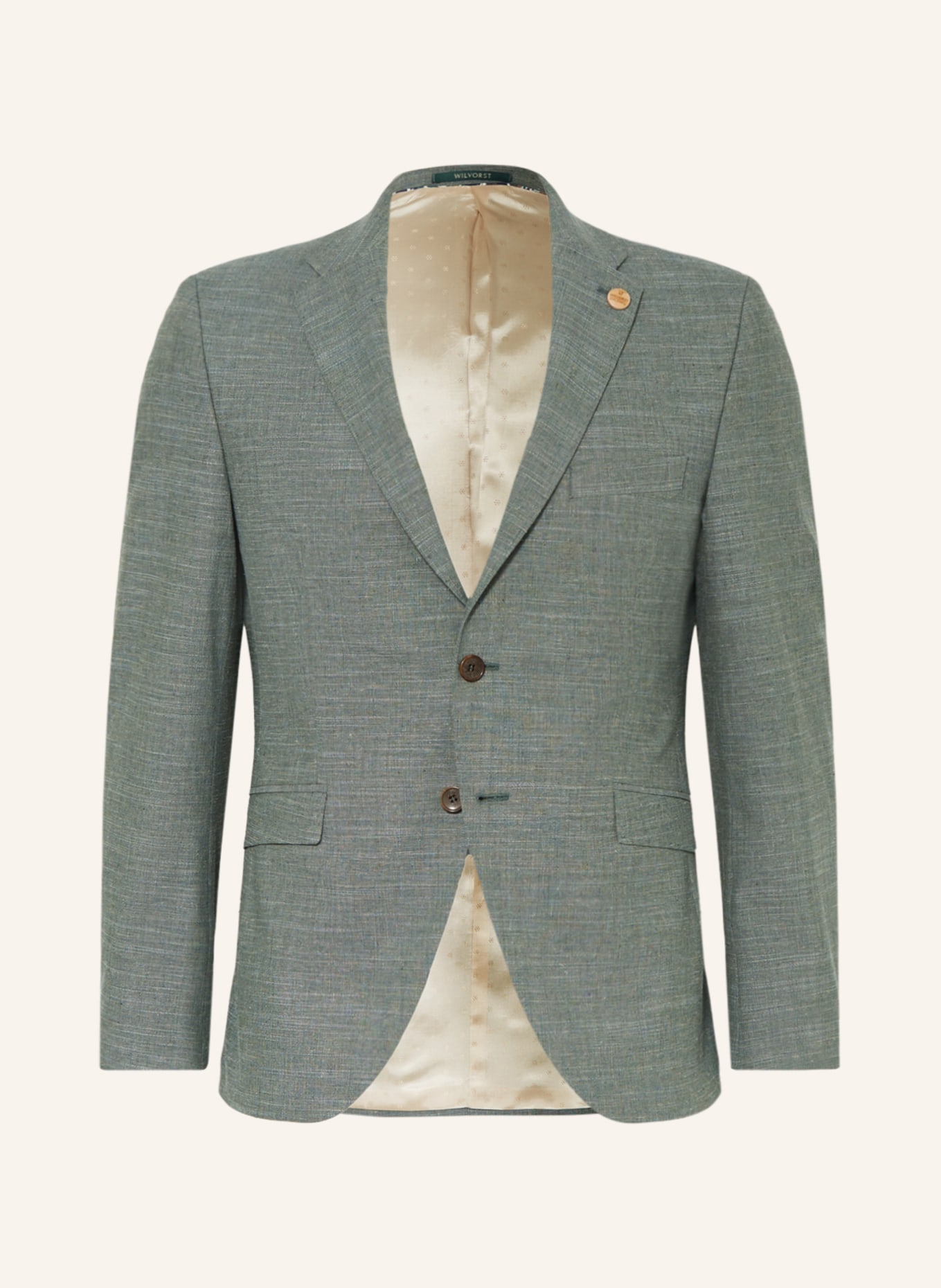 WILVORST Suit jacket extra slim fit, Color: 044 uni grün (Image 1)