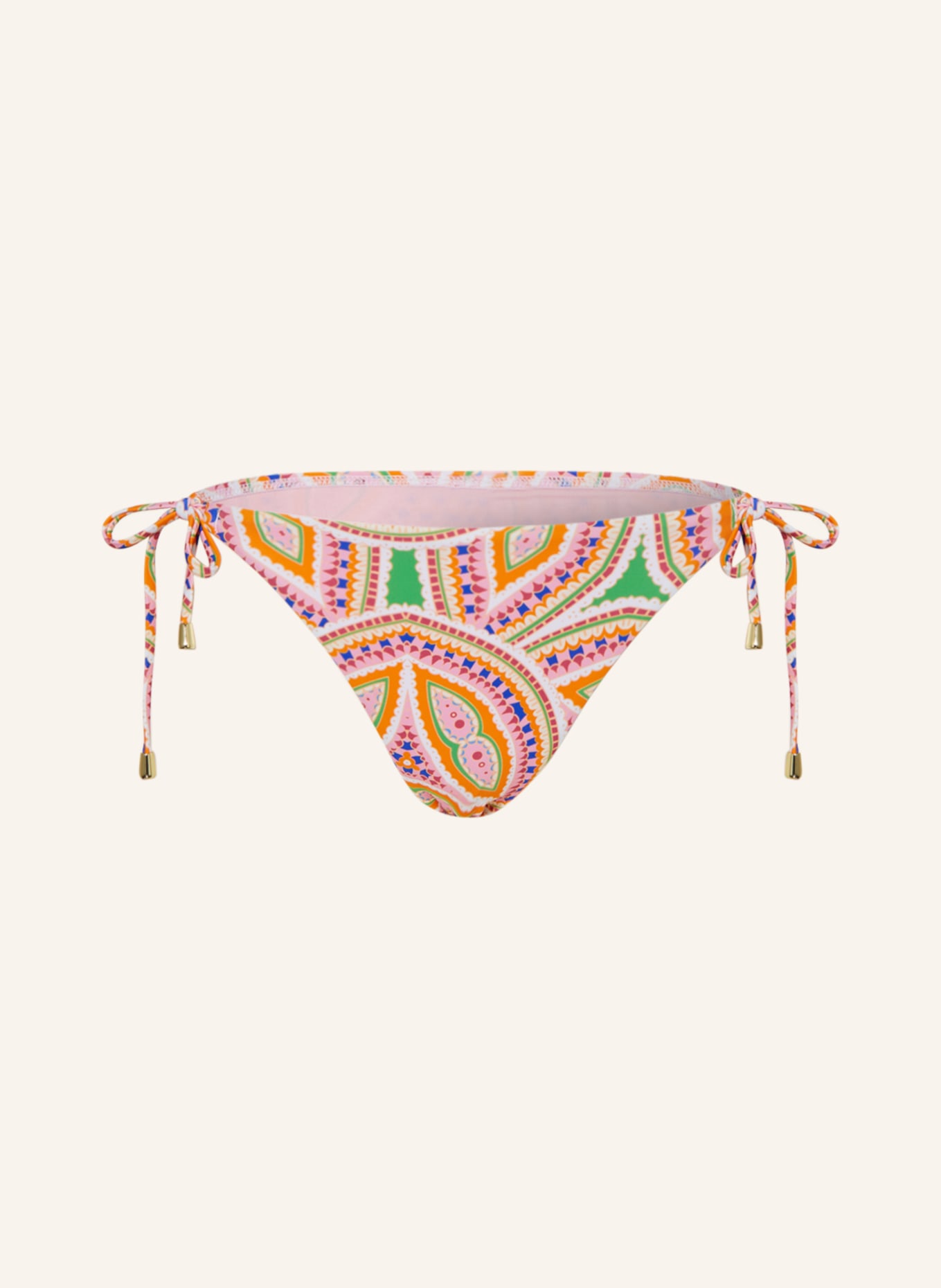 Hot Stuff Triangel-Bikini-Hose, Farbe: ORANGE/ ROSA/ HELLGRÜN (Bild 1)