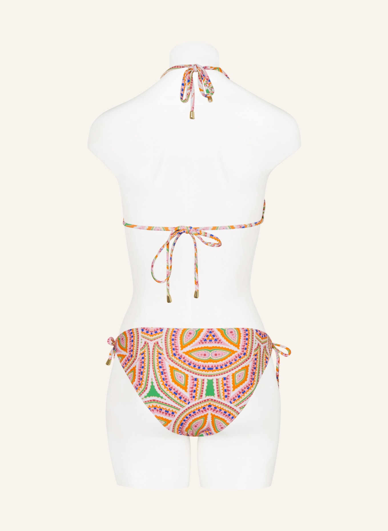 Hot Stuff Triangel-Bikini-Hose, Farbe: ORANGE/ ROSA/ HELLGRÜN (Bild 3)
