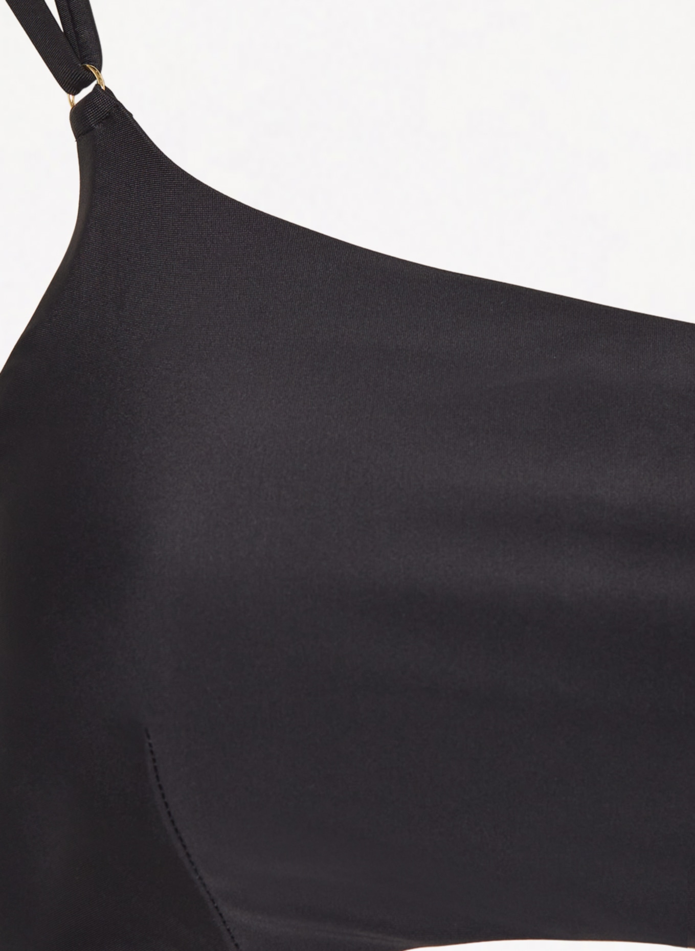 Hot Stuff One-shoulder bikini top, Color: BLACK (Image 6)