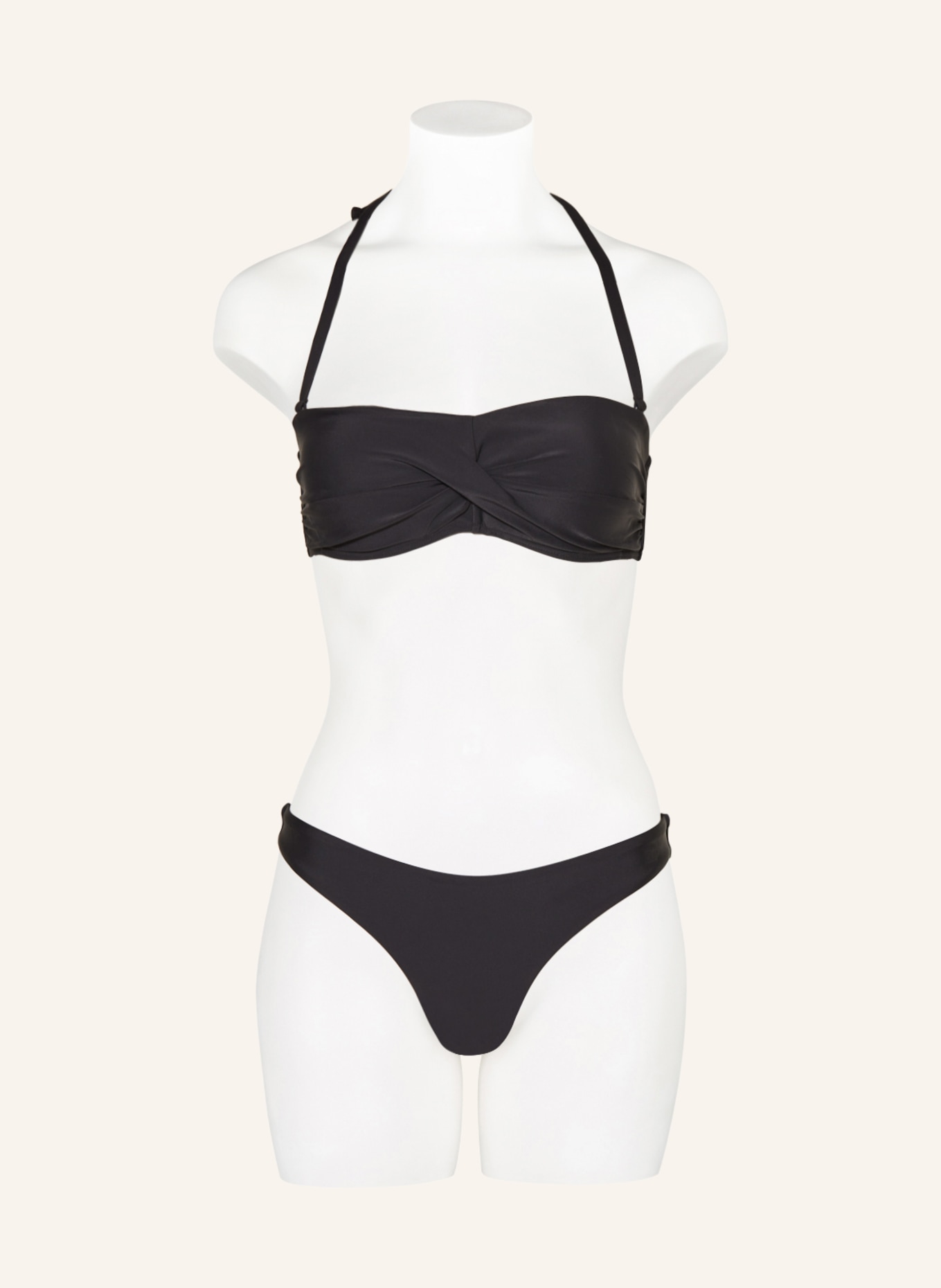 Hot Stuff Brazilian bikini bottoms, Color: BLACK (Image 2)
