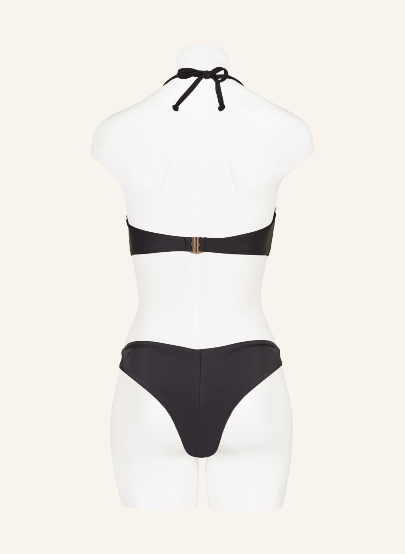 Hot Stuff Brazilian bikini bottoms, Color: BLACK (Image 3)