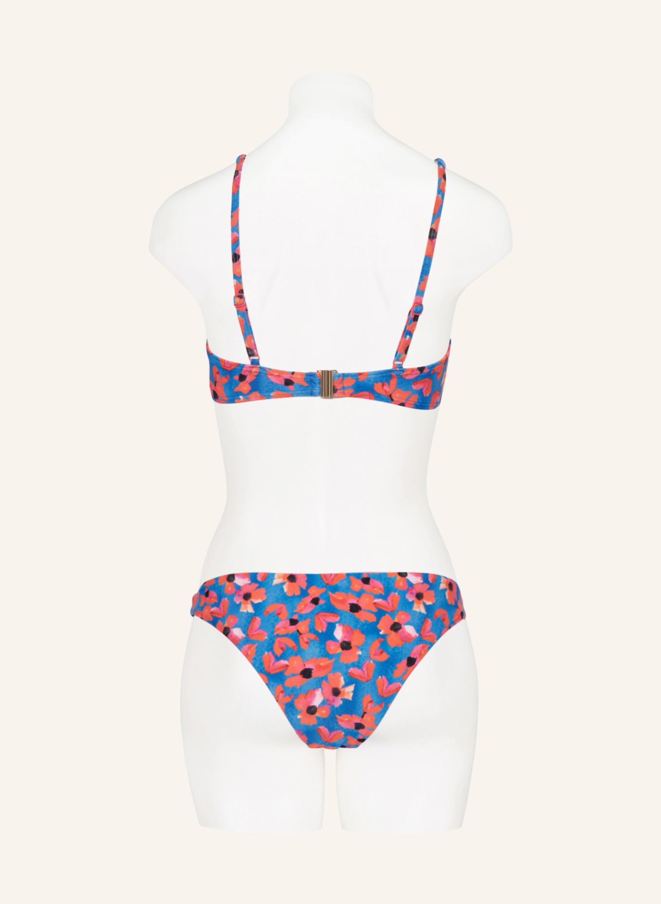 Hot Stuff Bralette-Bikini-Top, Farbe: BLAU/ PINK/ ROT (Bild 3)