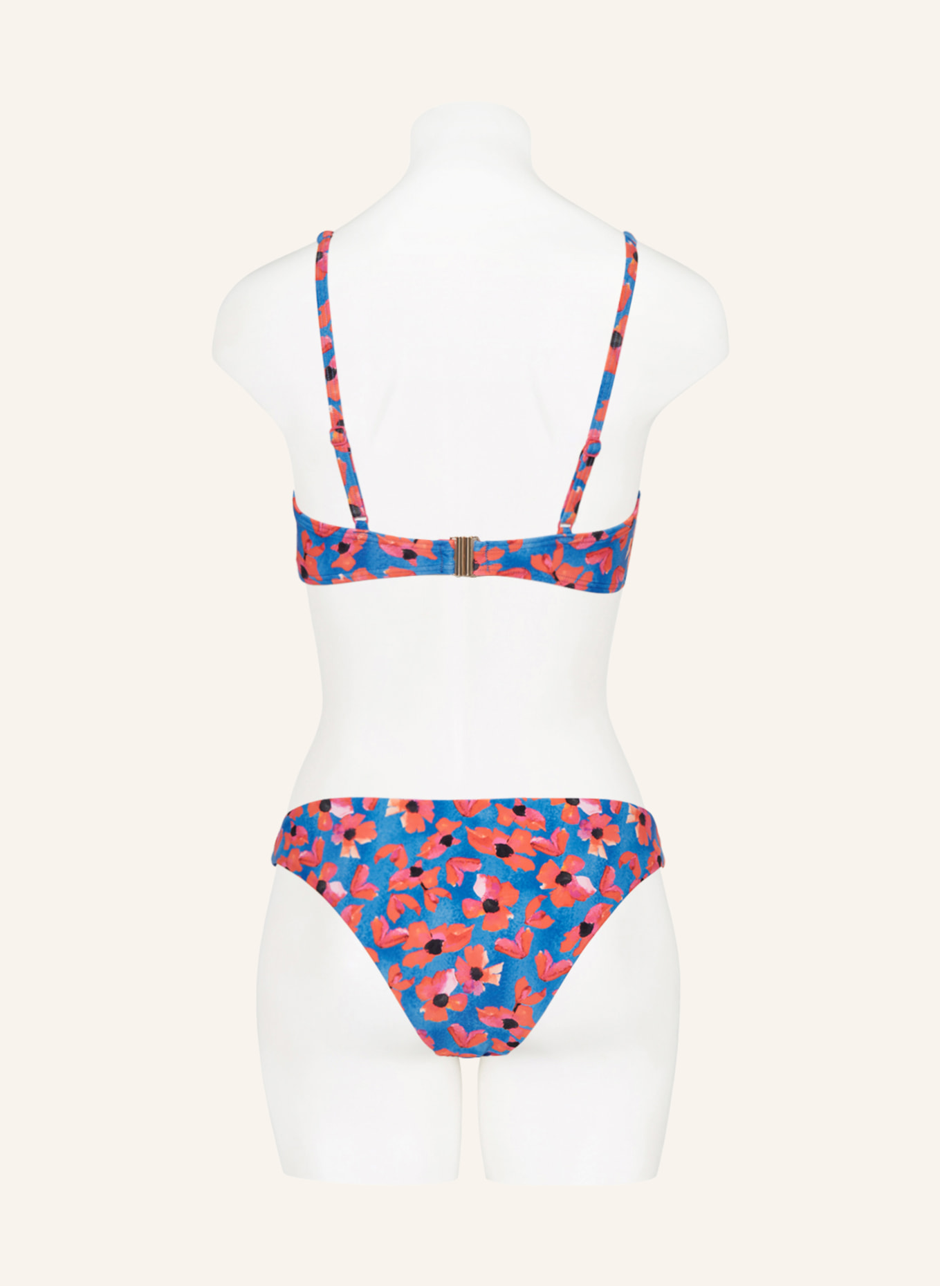 Hot Stuff Basic-Bikini-Hose, Farbe: BLAU/ PINK/ ROT (Bild 3)