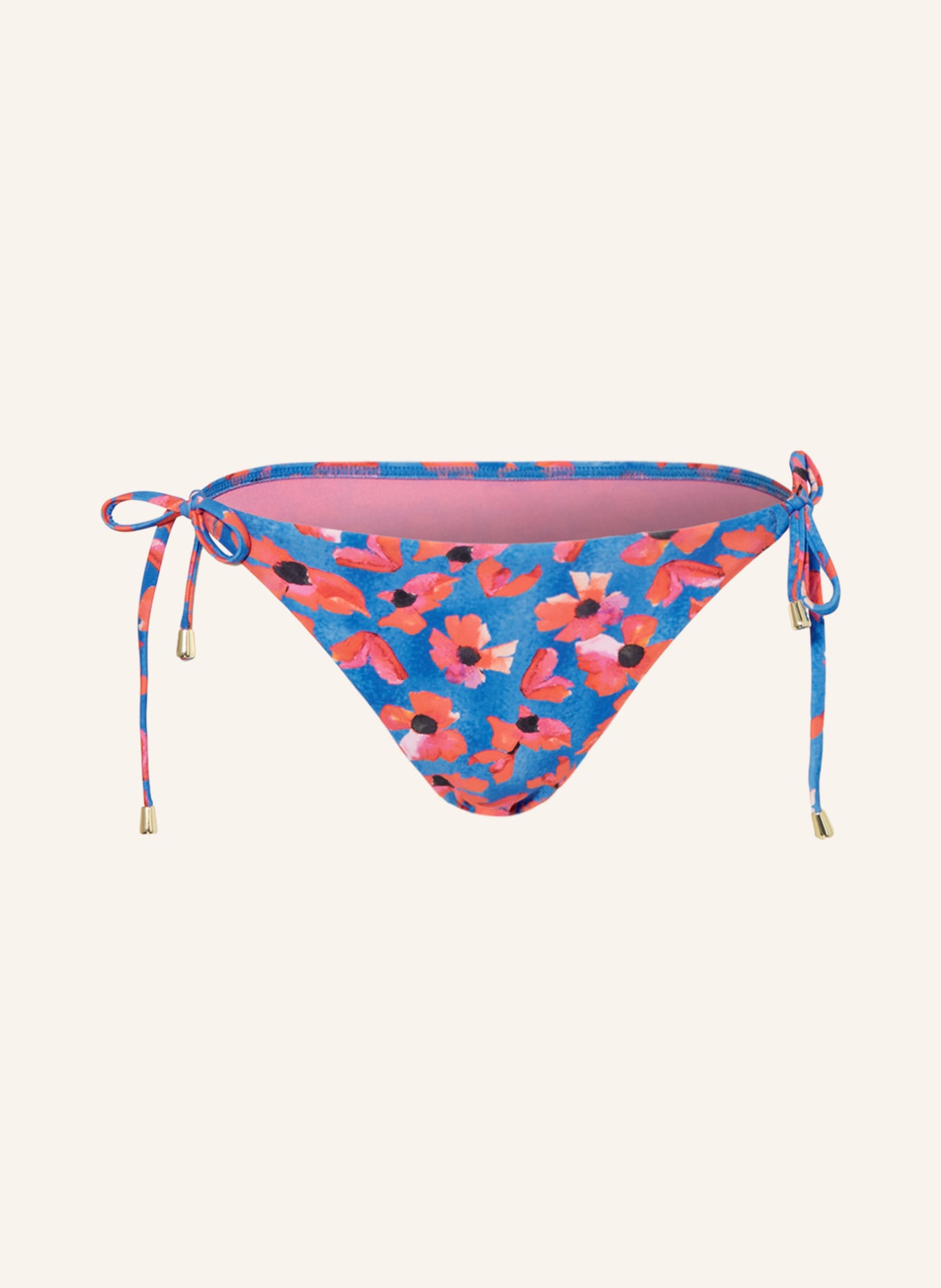 Hot Stuff Triangel-Bikini-Hose, Farbe: BLAU/ PINK/ ROT (Bild 1)