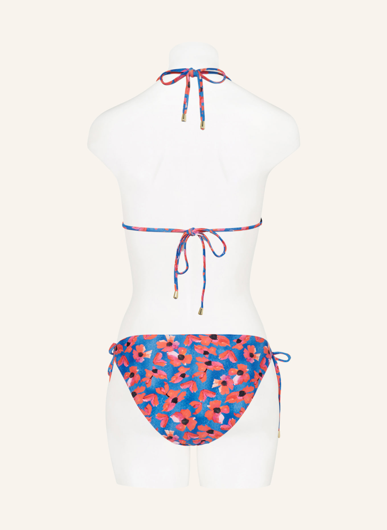 Hot Stuff Triangle bikini bottoms, Color: BLUE/ PINK/ RED (Image 3)