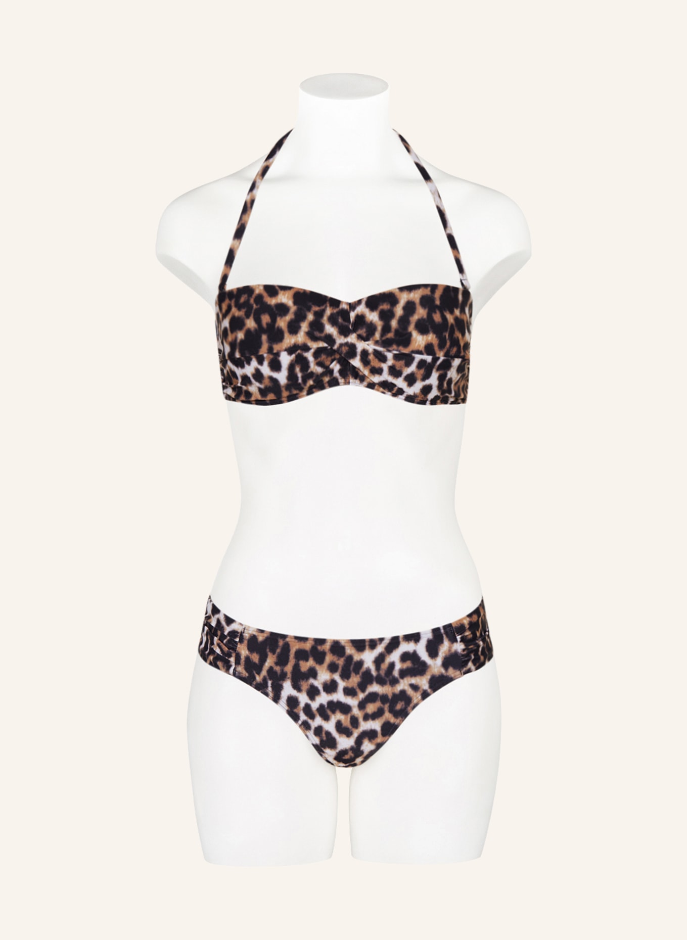 Hot Stuff Bandeau bikini top, Color: BLACK/ BROWN (Image 2)