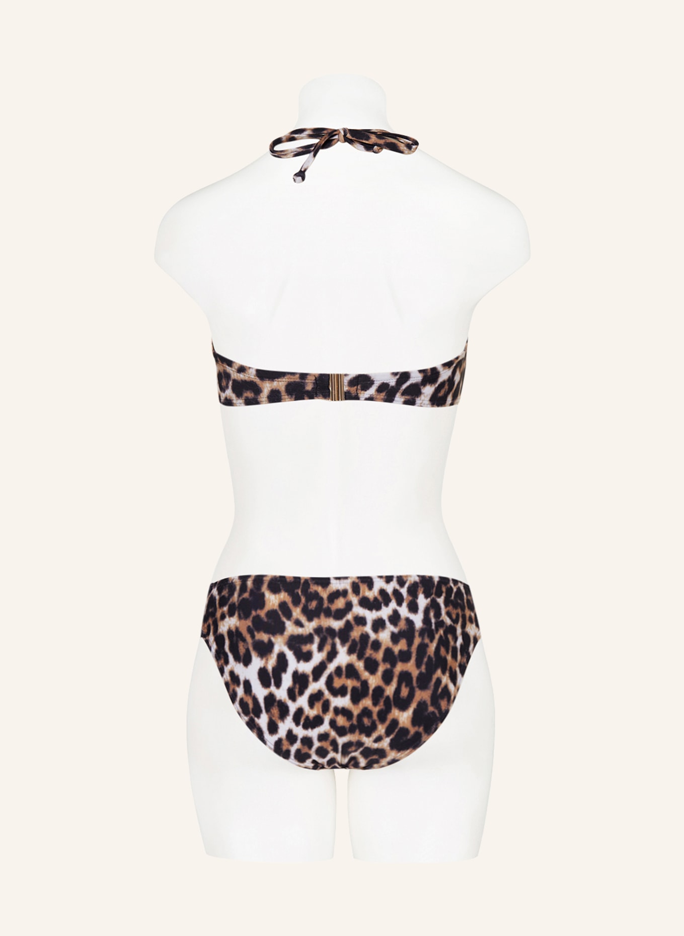 Hot Stuff Bandeau bikini top, Color: BLACK/ BROWN (Image 3)