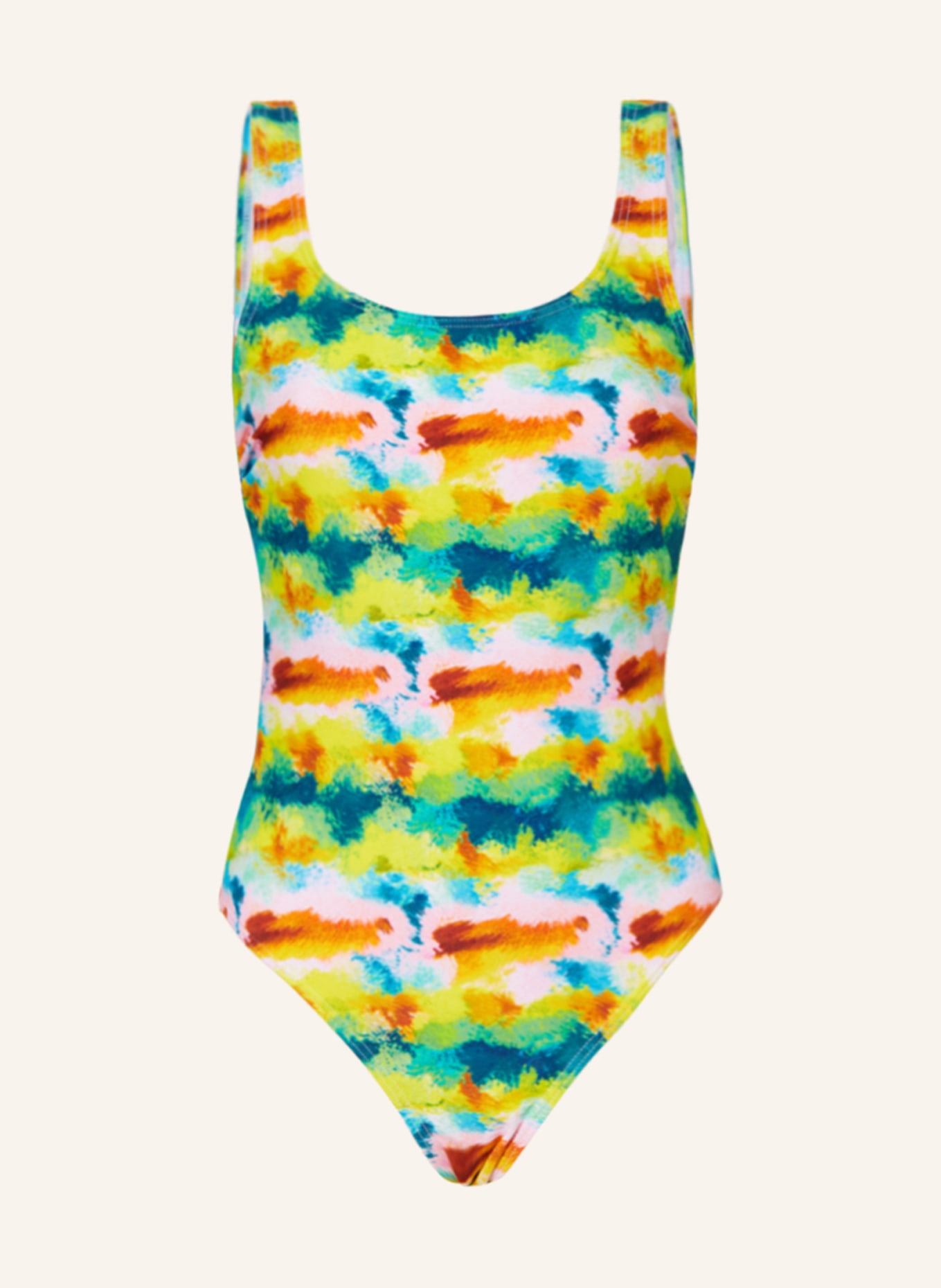 Hot Stuff Swimsuit, Color: PINK/ LIGHT GREEN/ YELLOW (Image 1)