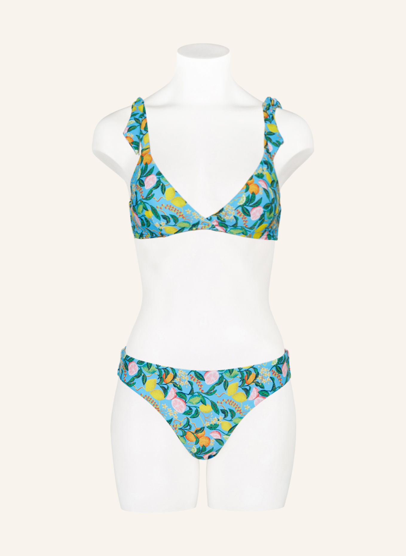 Hot Stuff Basic bikini bottoms, Color: LIGHT BLUE/ GREEN/ YELLOW (Image 2)