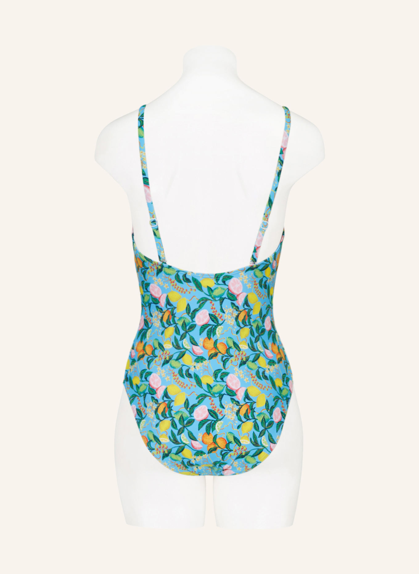 Hot Stuff Swimsuit, Color: LIGHT BLUE/ GREEN/ YELLOW (Image 3)
