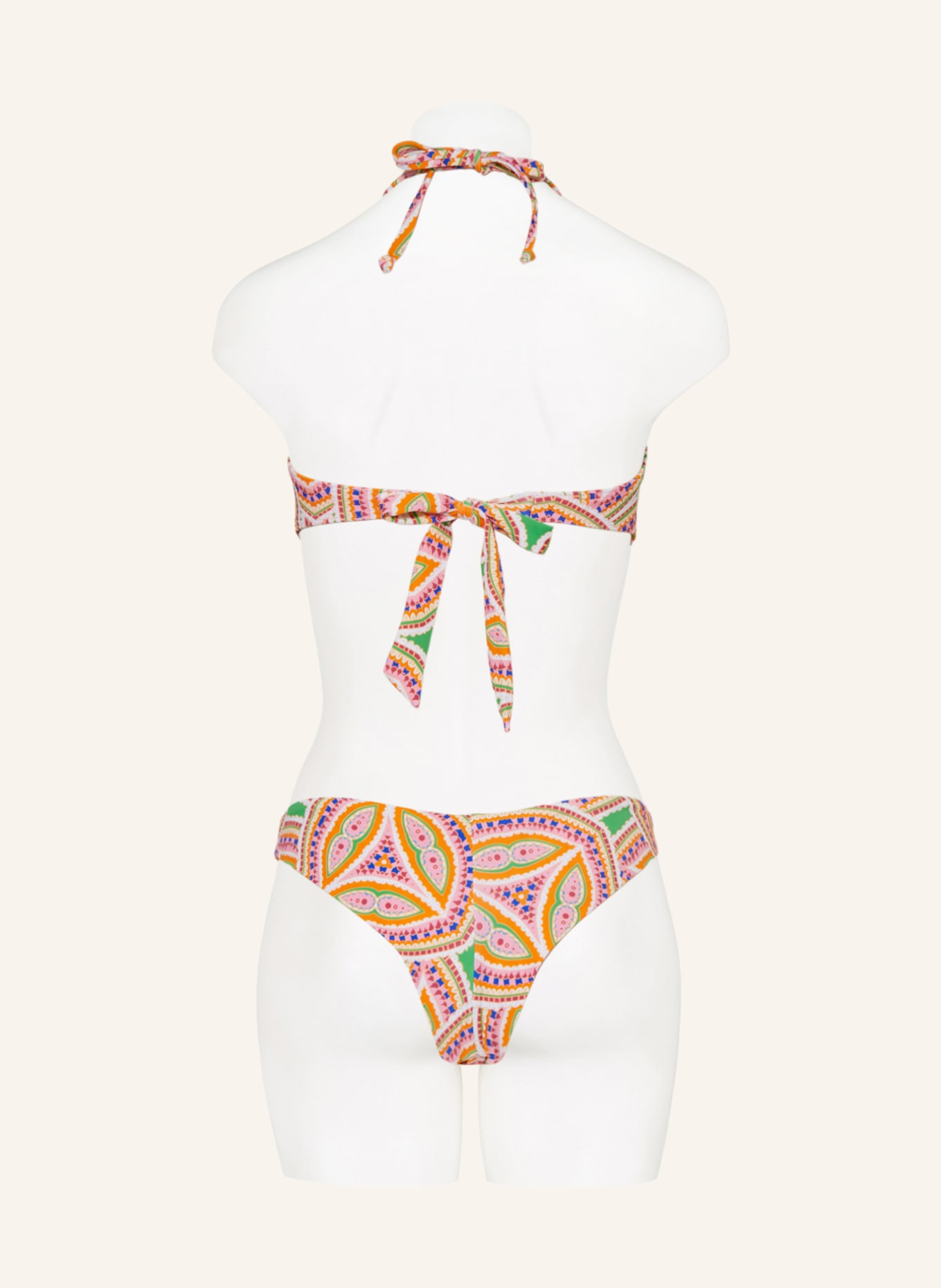 Hot Stuff Bandeau bikini top, Color: ORANGE/ PINK (Image 3)