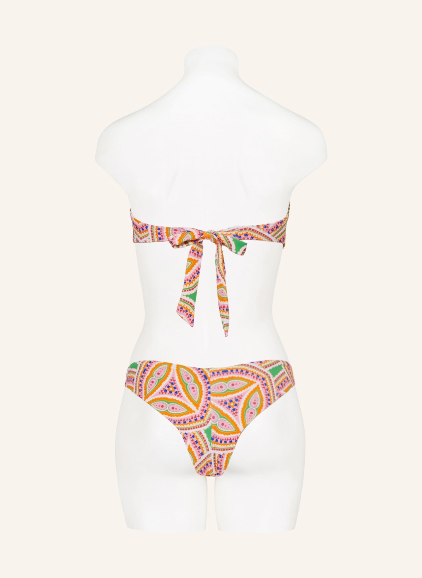 Hot Stuff Bandeau-Bikini-Top, Farbe: ORANGE/ PINK (Bild 5)