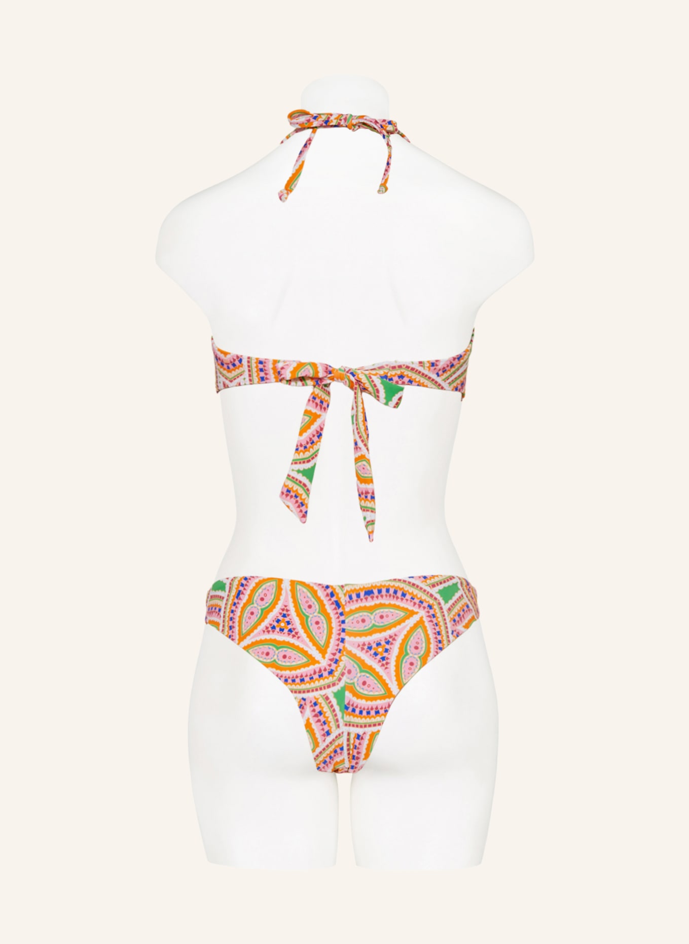 Hot Stuff Brazilian-Bikini-Hose, Farbe: ORANGE/ ROSA/ HELLGRÜN (Bild 3)