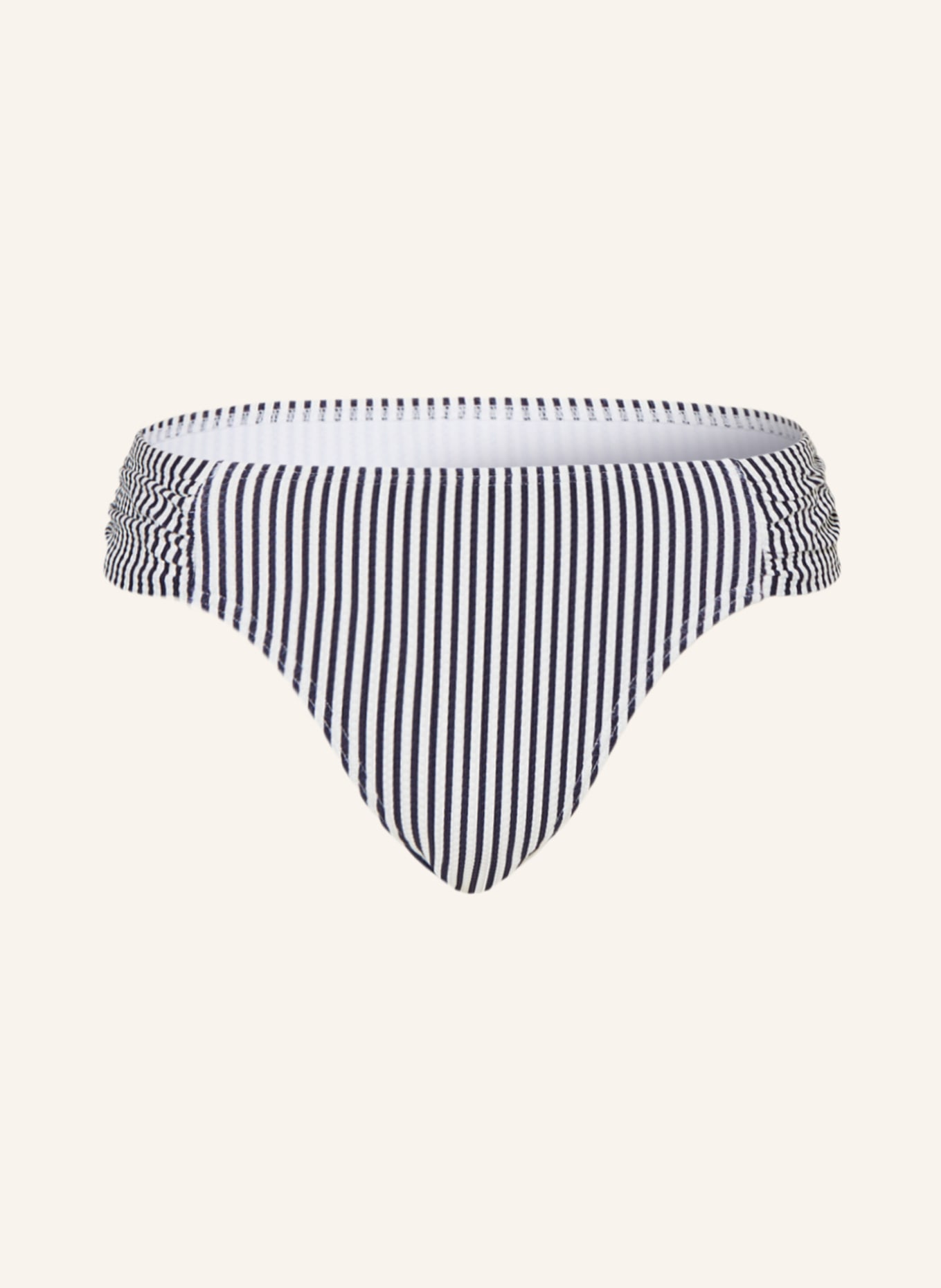 Hot Stuff Basic bikini bottoms, Color: WHITE/ DARK BLUE (Image 1)