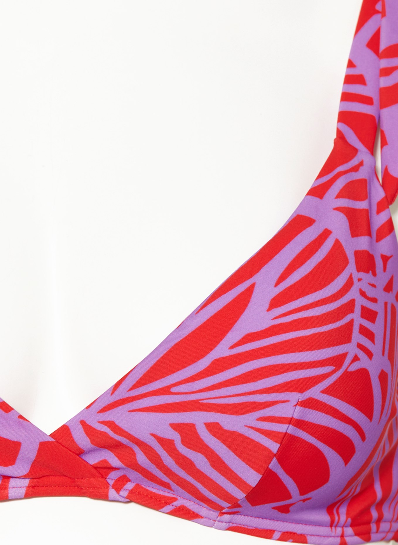 Hot Stuff Bralette-Bikini-Top, Farbe: LILA/ ROT (Bild 5)