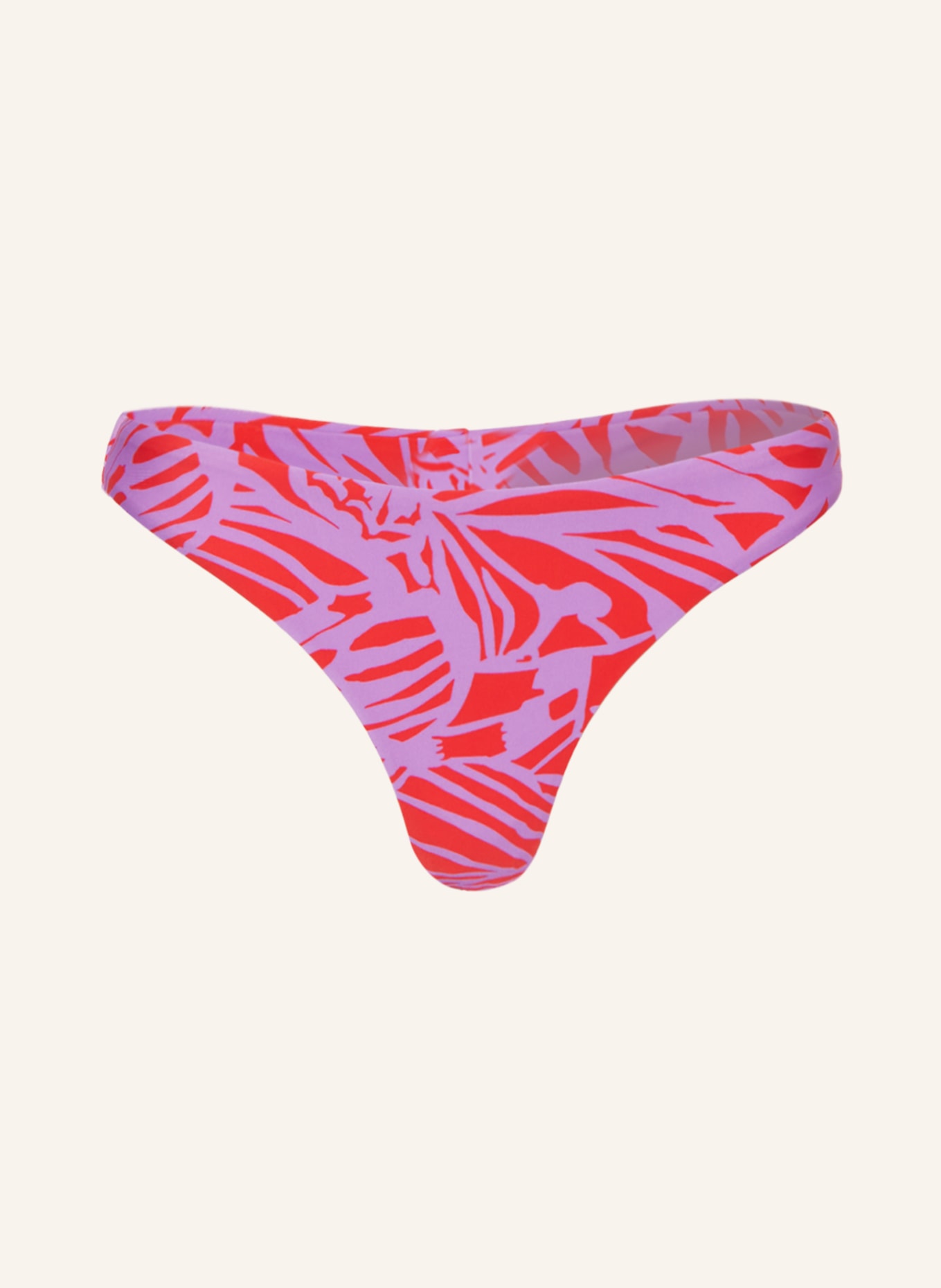 Hot Stuff Brazilian bikini bottoms, Color: PURPLE/ RED (Image 1)
